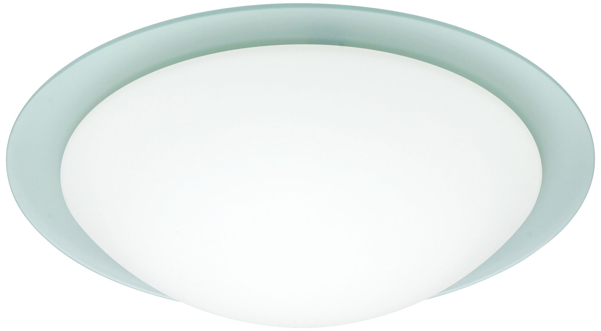 Besa Ring 13" Wide White Ceiling Light