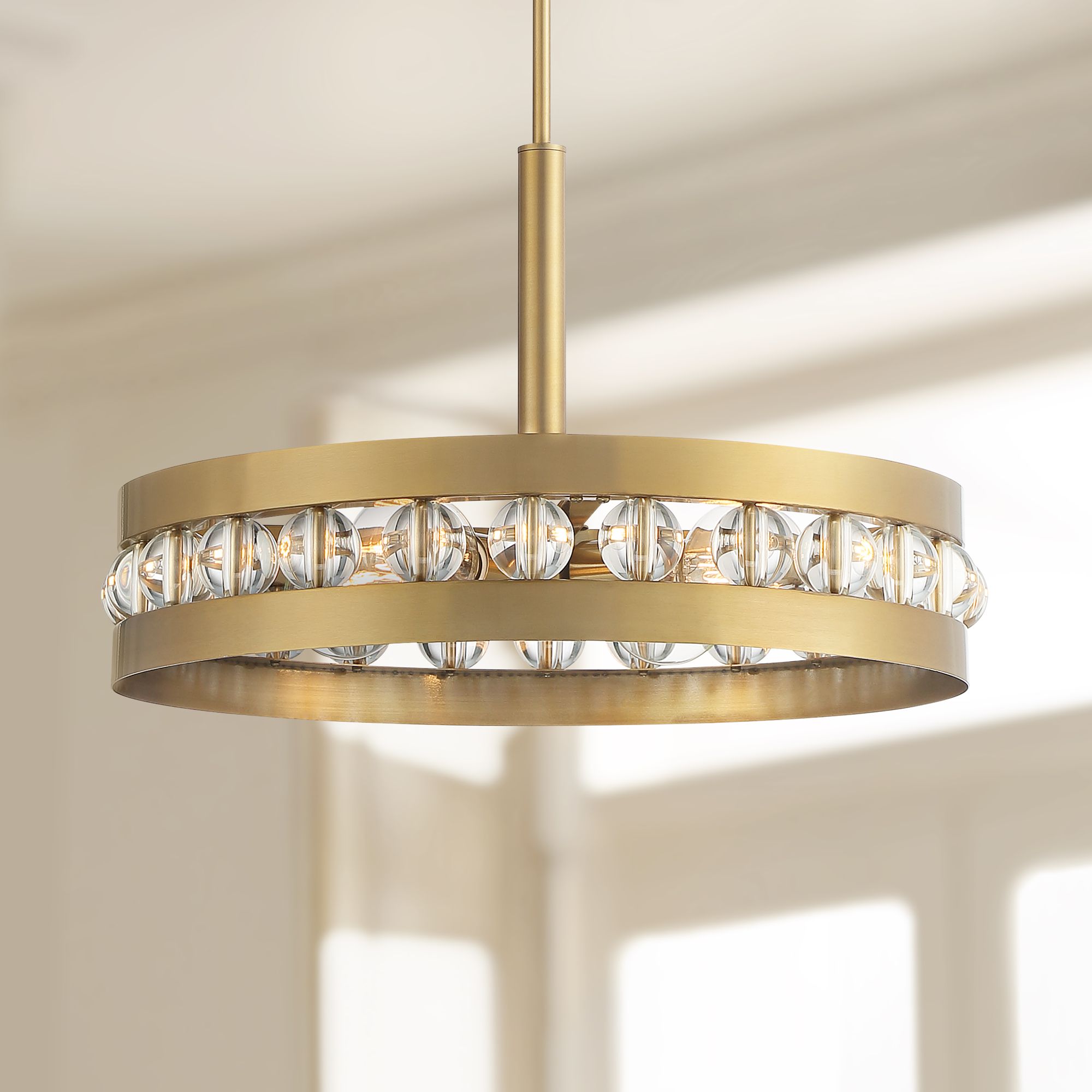 Stiffel Artyom 21 1/2" Wide 4-Light Warm Gold Pendant Light