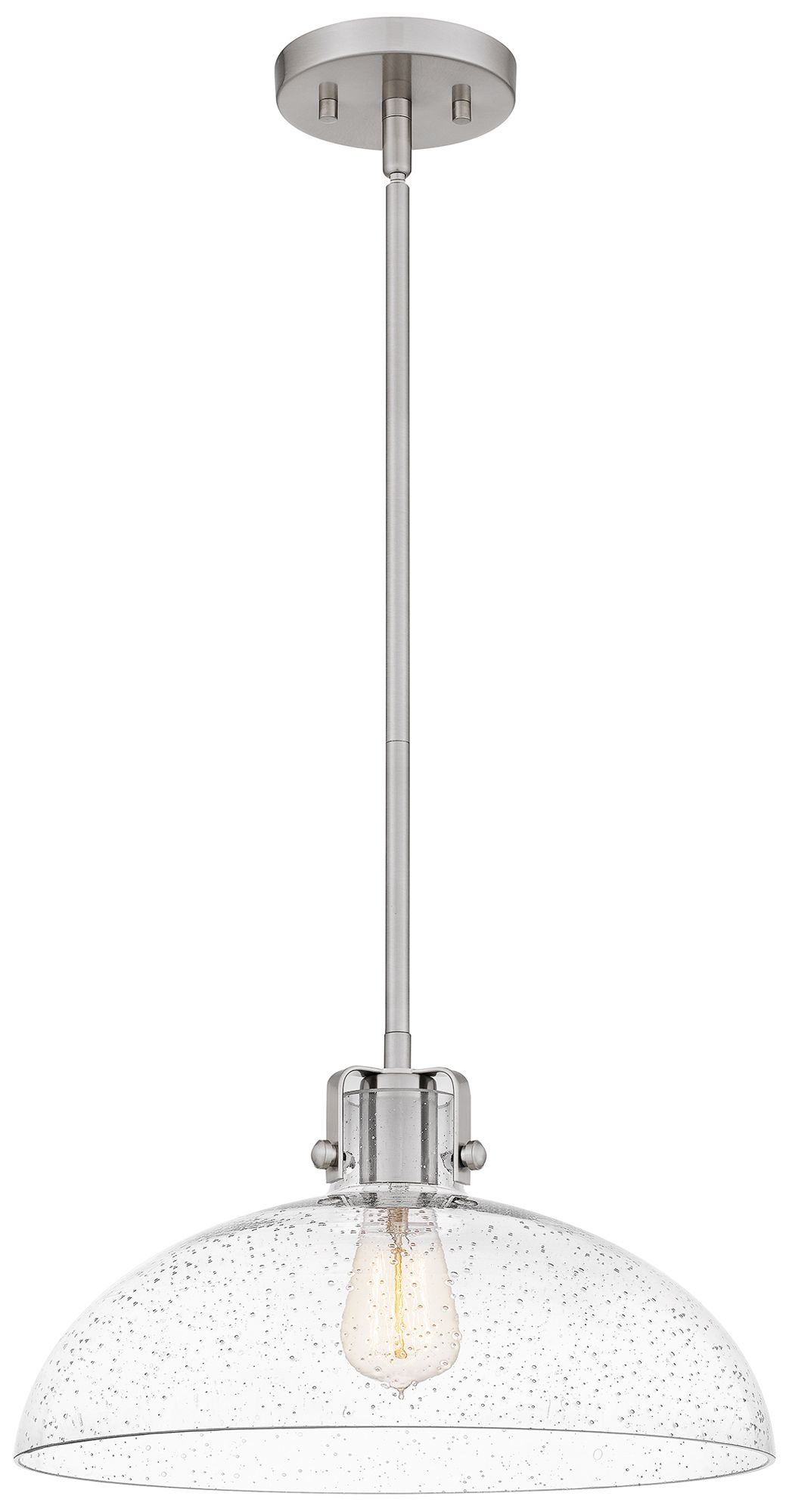 Iona 1-Light Brushed Nickel Pendant