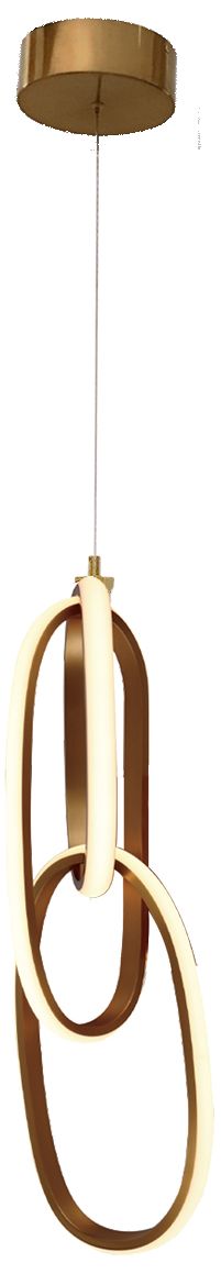 Avenue Lighting Circa Collection Gold Looping Pendant Light Pendant Gold