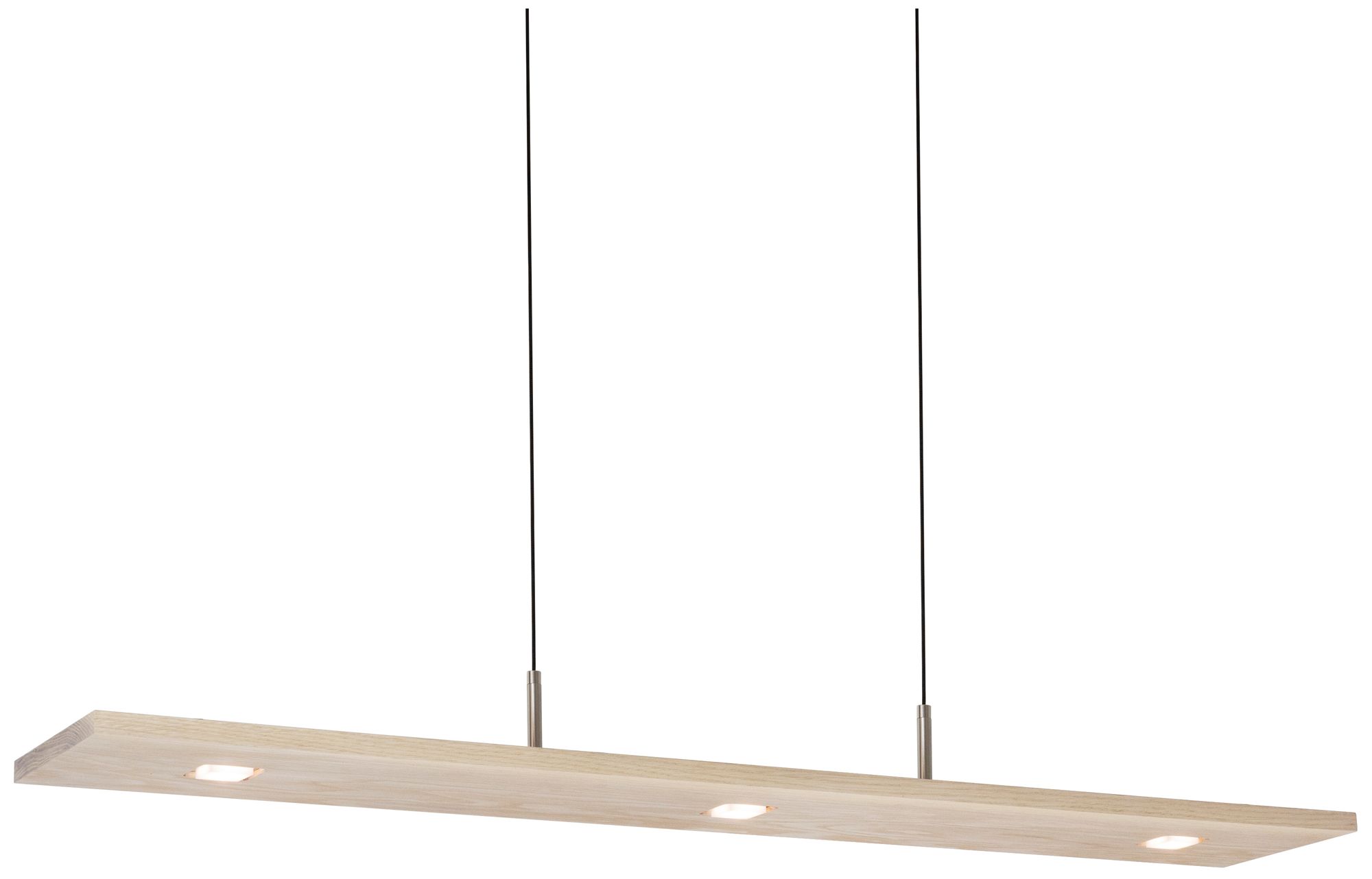 Vix - 48" LED Linear Pendant - White Washed Oak