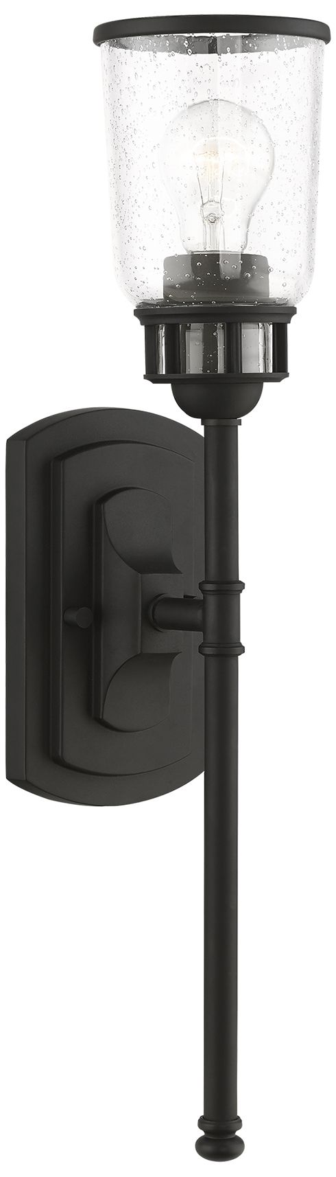 Lawrenceville 1 Light Black Sconce