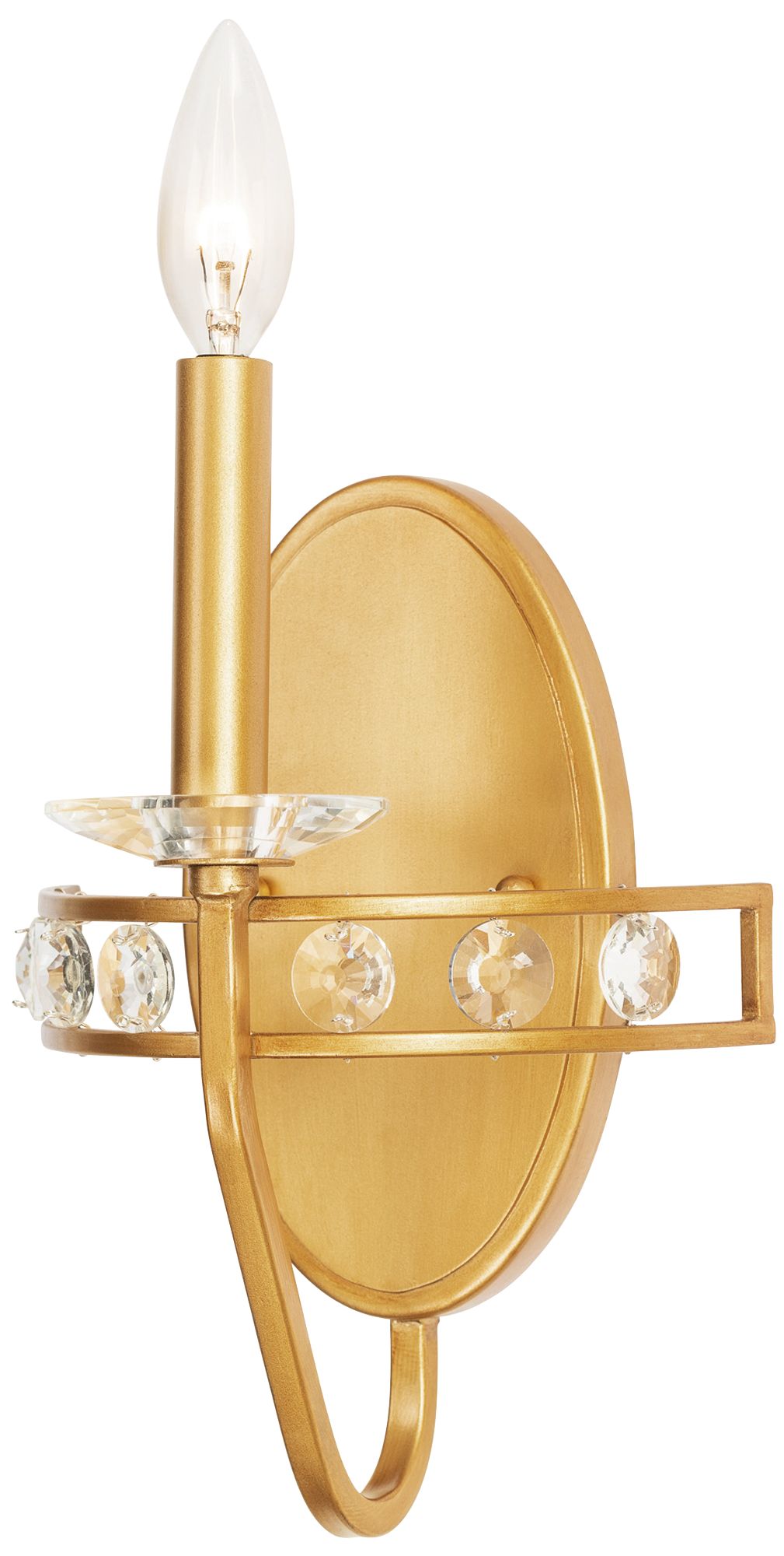 Monroe 1-Lt Sconce - Antique Gold