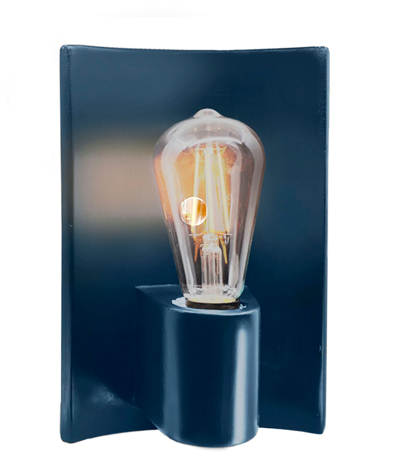 Flex 10" High Midnight Sky and Polished Brass Wall Sconce