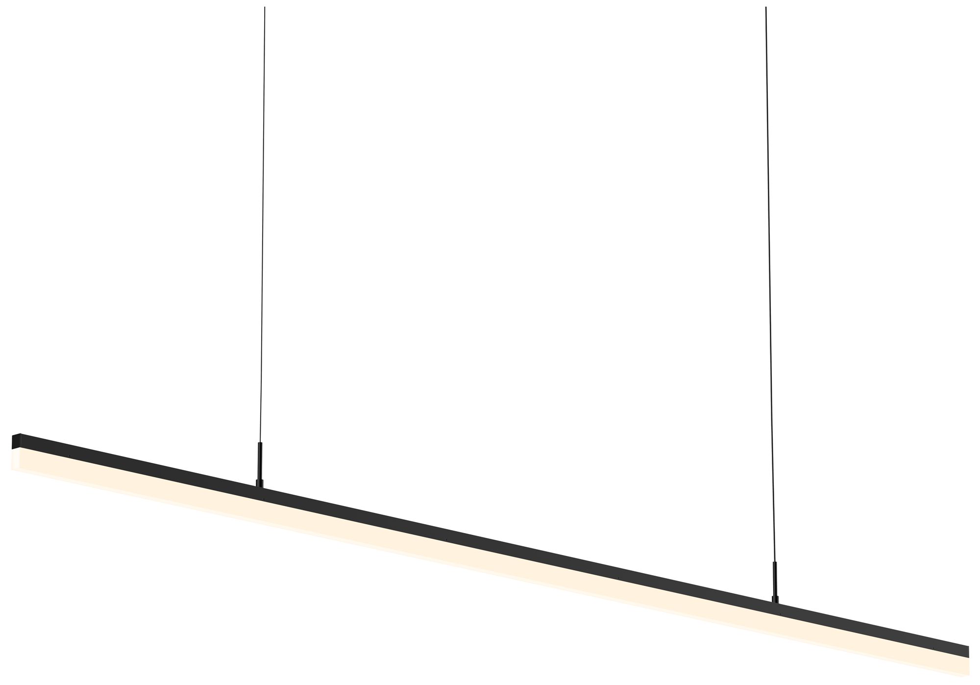 Stiletto 72" LED Pendant - Satin Black