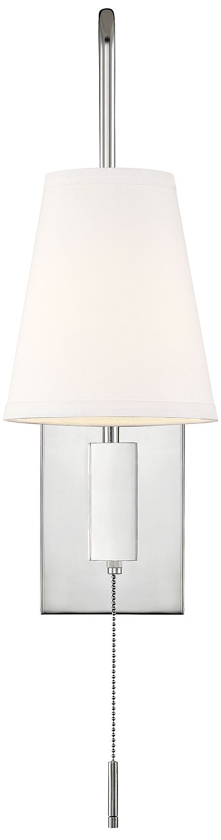 Savoy House Essentials Owen 18" High Polished Nickel 1-Light Wall Scon