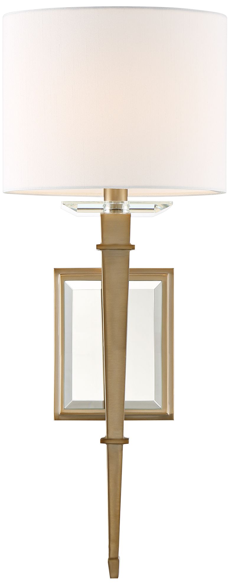 Crystorama Clifton 20" High Aged Brass Wall Sconce