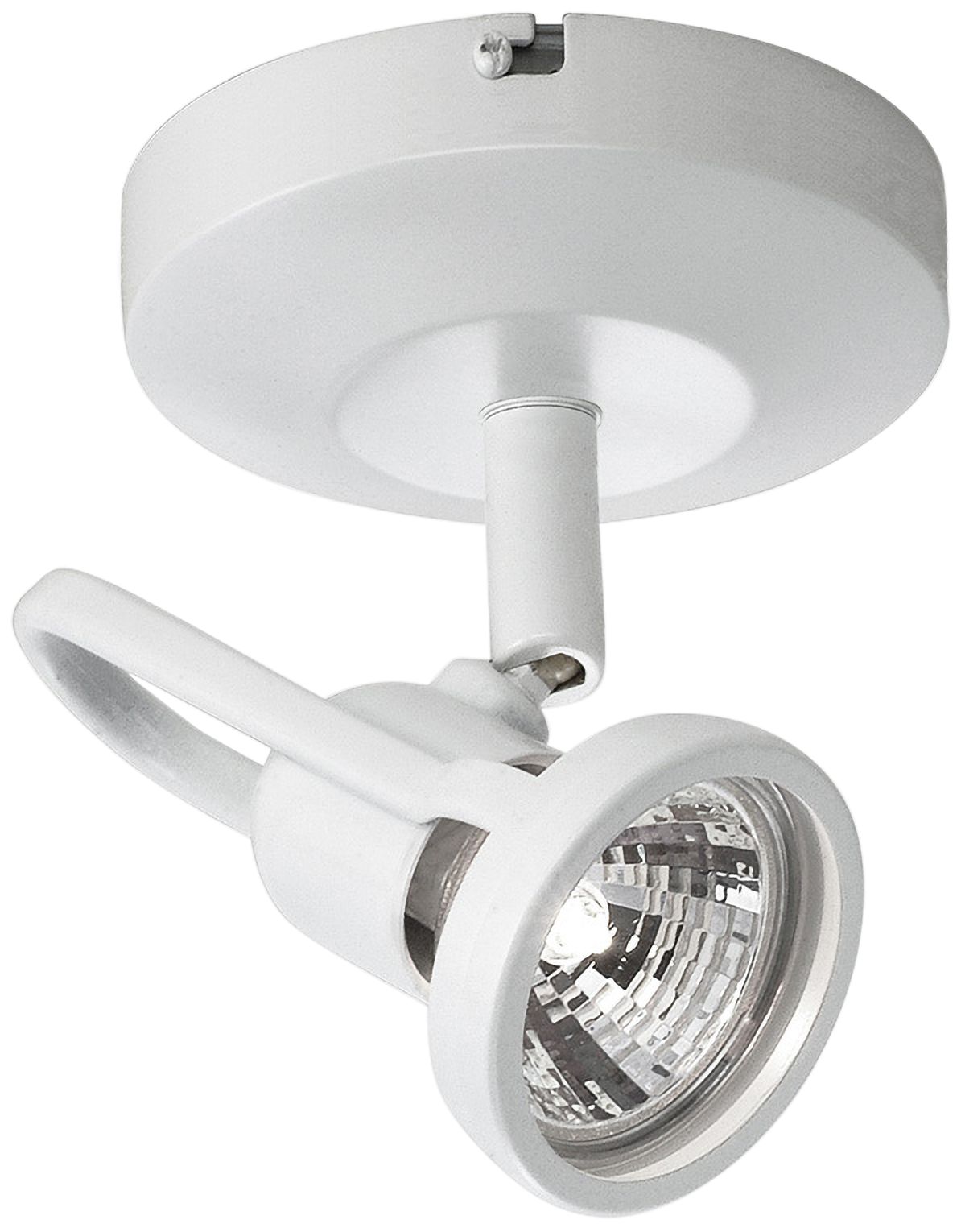 WAC White Metal Single Accent Spotlight