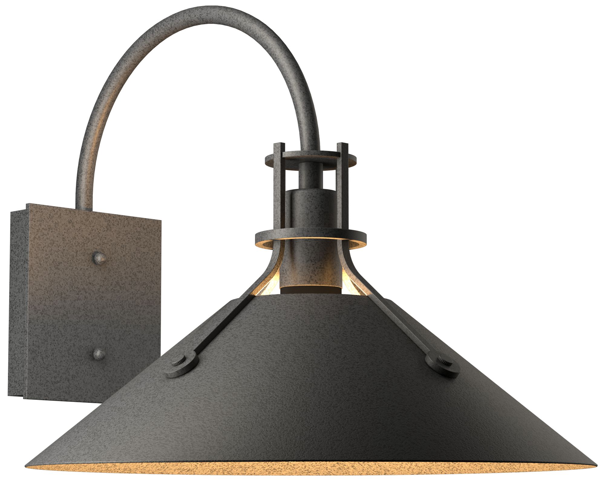 Henry Large Outdoor Sconce - Iron Finish