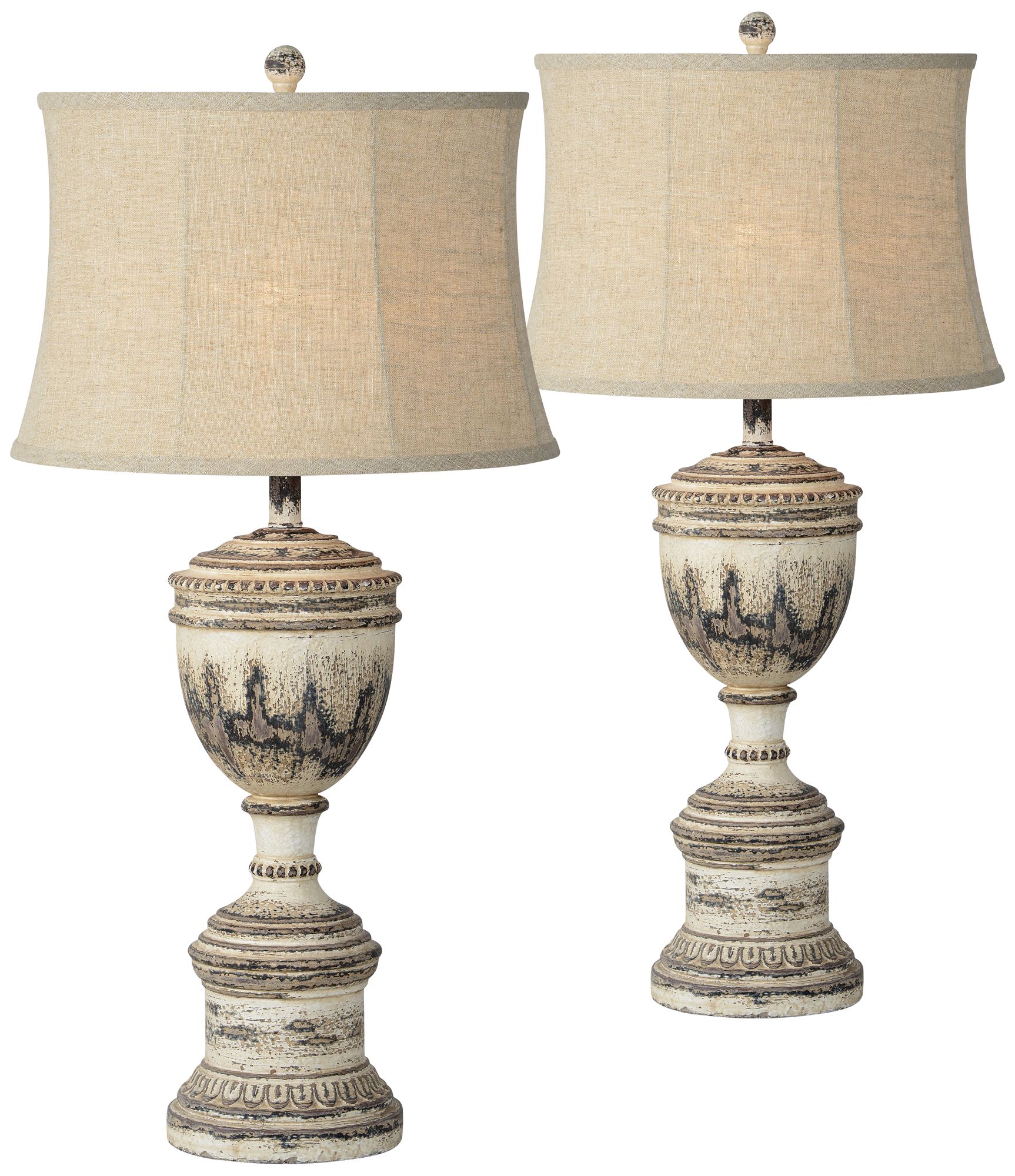 Forty West Denver Weathered Brown Table Lamps Set of 2