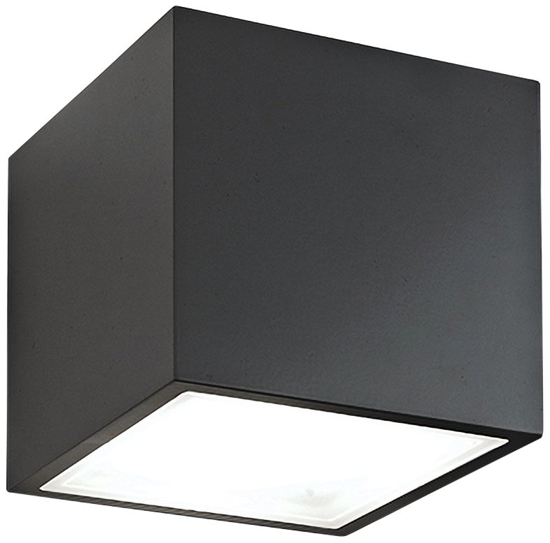 Bloc 5 1/2" High Black 2-Light Up-Down LED Outdoor Wall Light