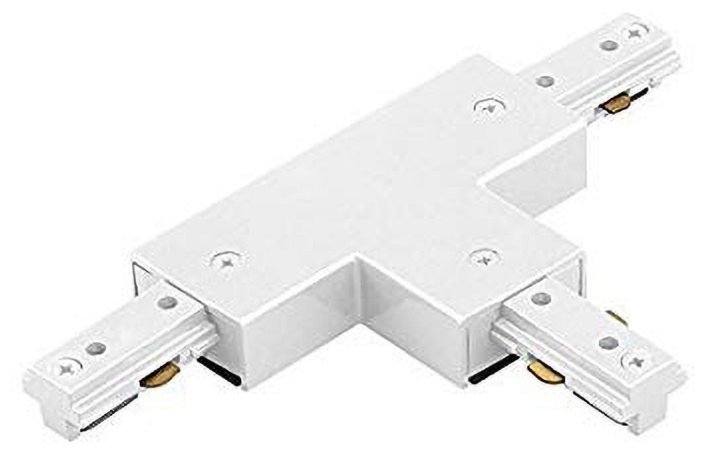 Halo White T-Shaped Track Connector