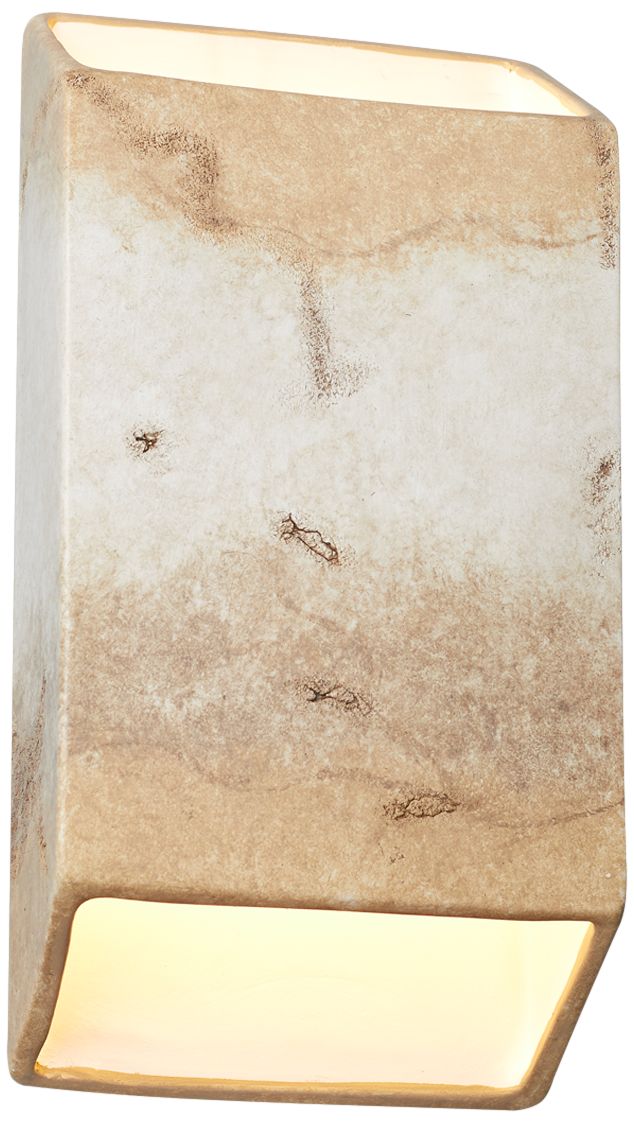 Ambiance Collection 14"H Greco Travertine LED Wall Sconce