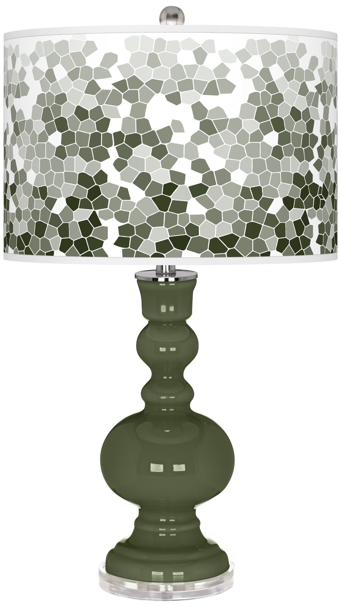 Secret Garden Mosaic Giclee Apothecary Table Lamp