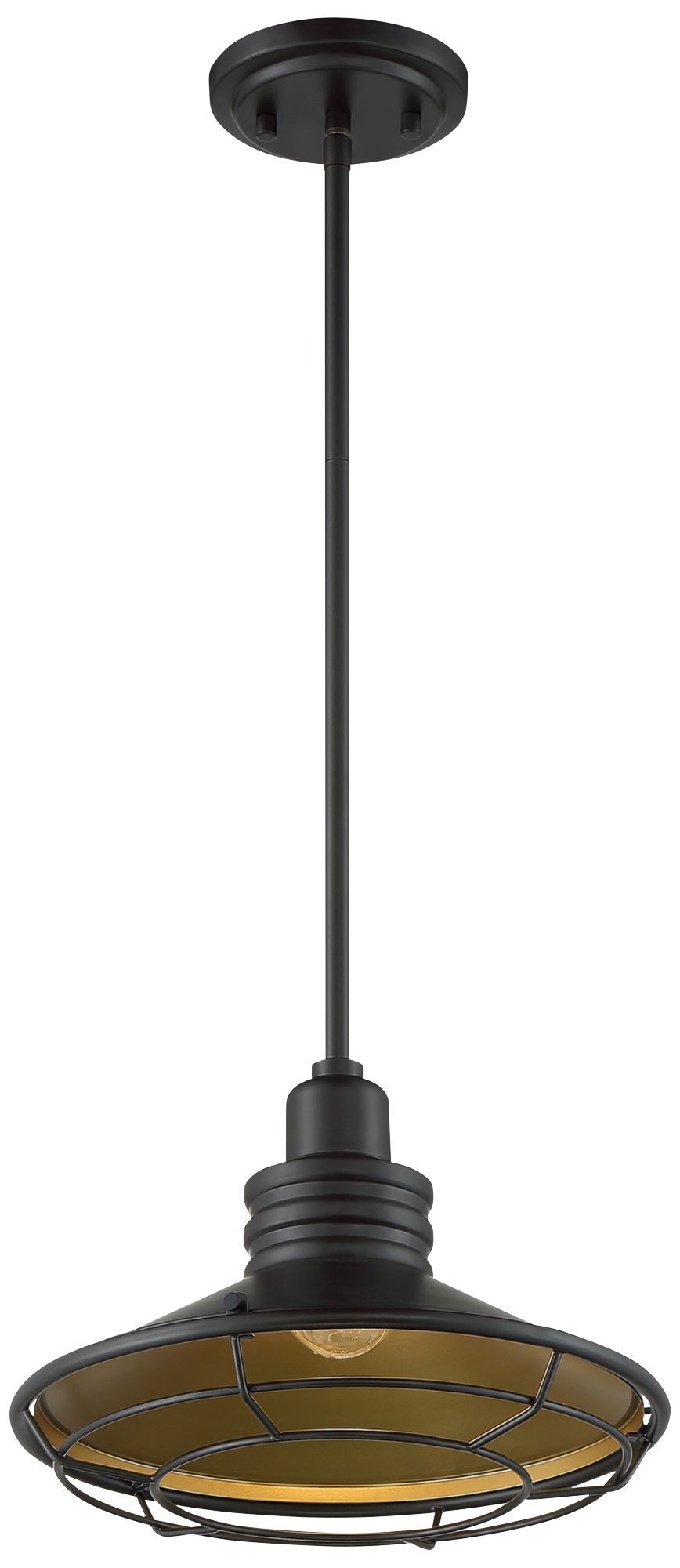 Blue Harbor; 1 Light; Large Pendant Fixture; Dark Bronze Finish