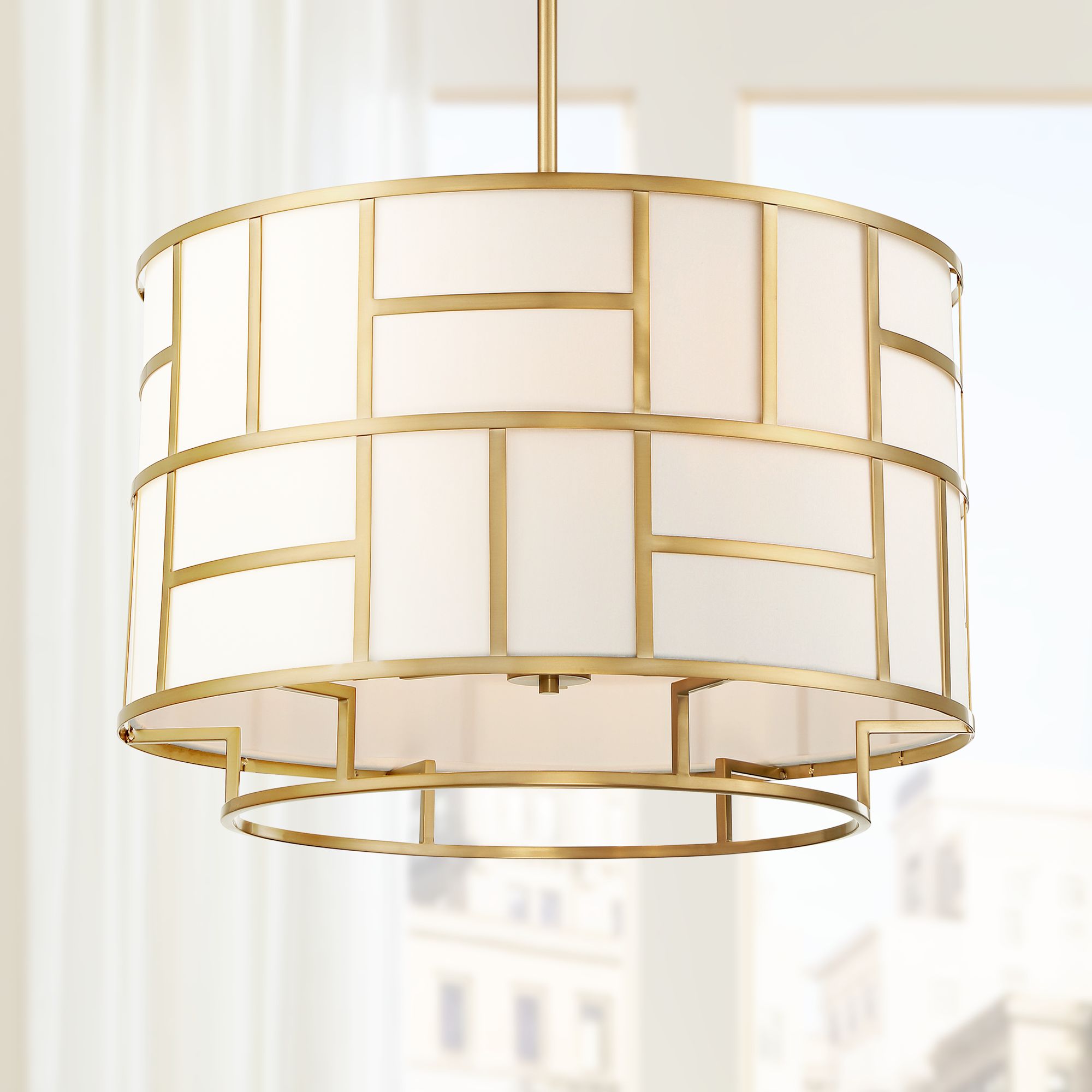 Crystorama Danielson 24 3/4" Wide Vibrant Gold Chandelier