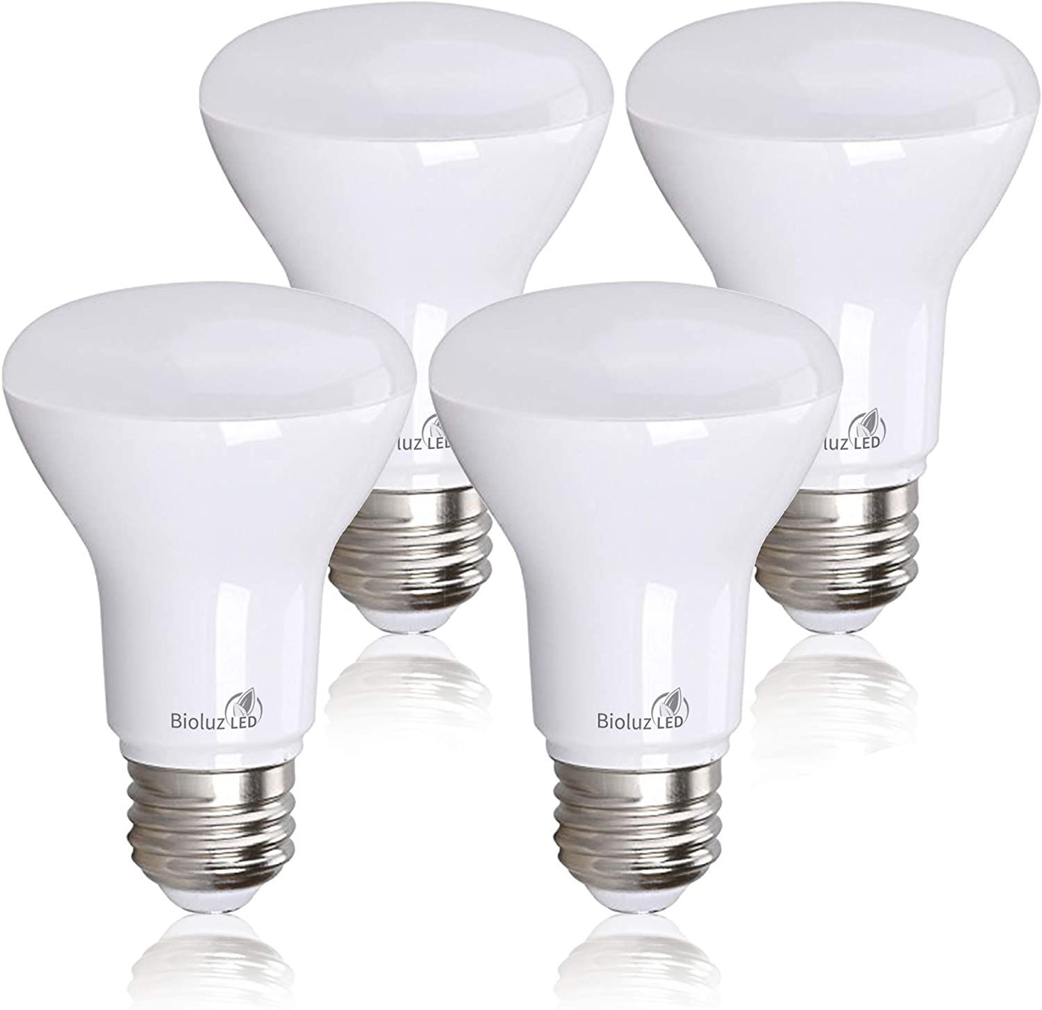 50W Equivalent Frosted 7W 2700K LED Dimmable Standard 4-Pack