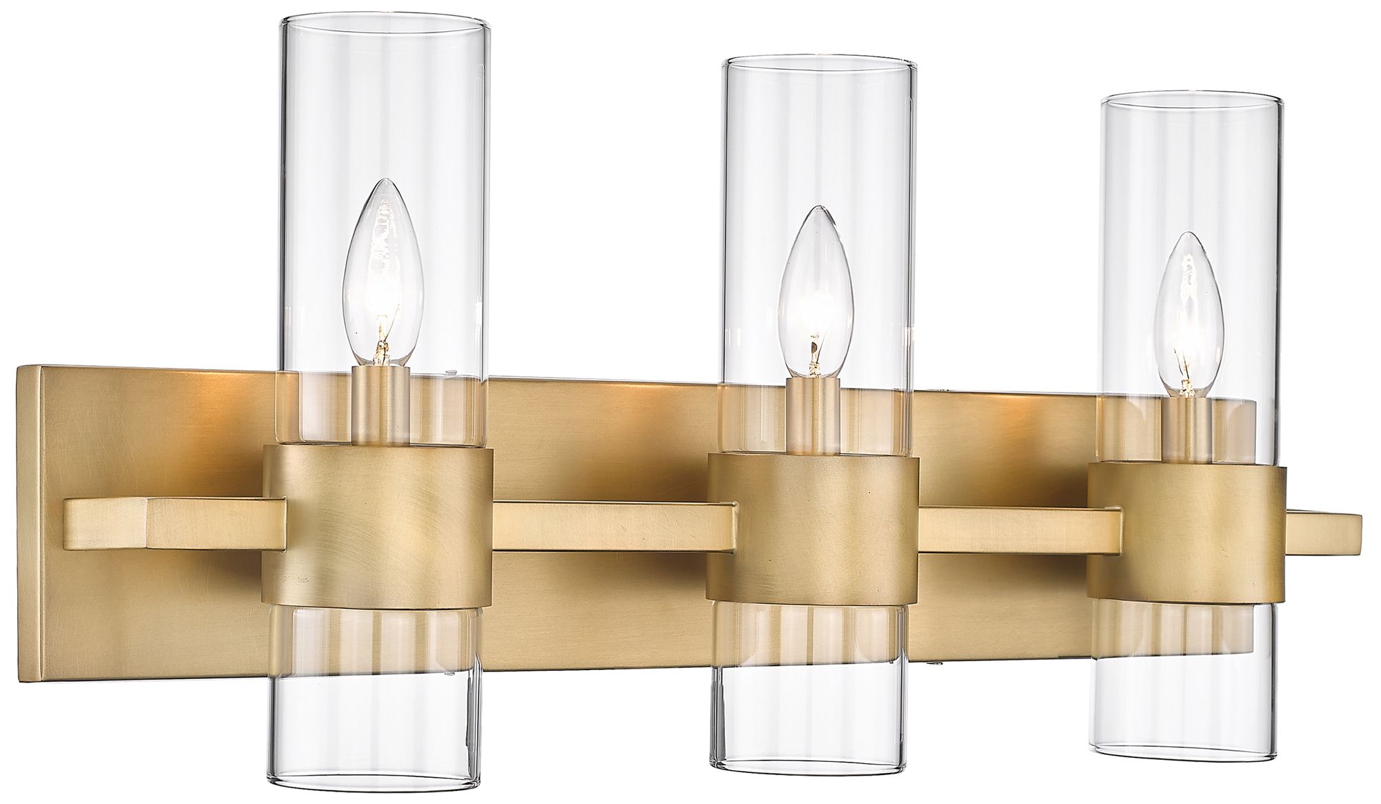 Z-Lite Lawson 3 Light Vanity in Rubbed Brass