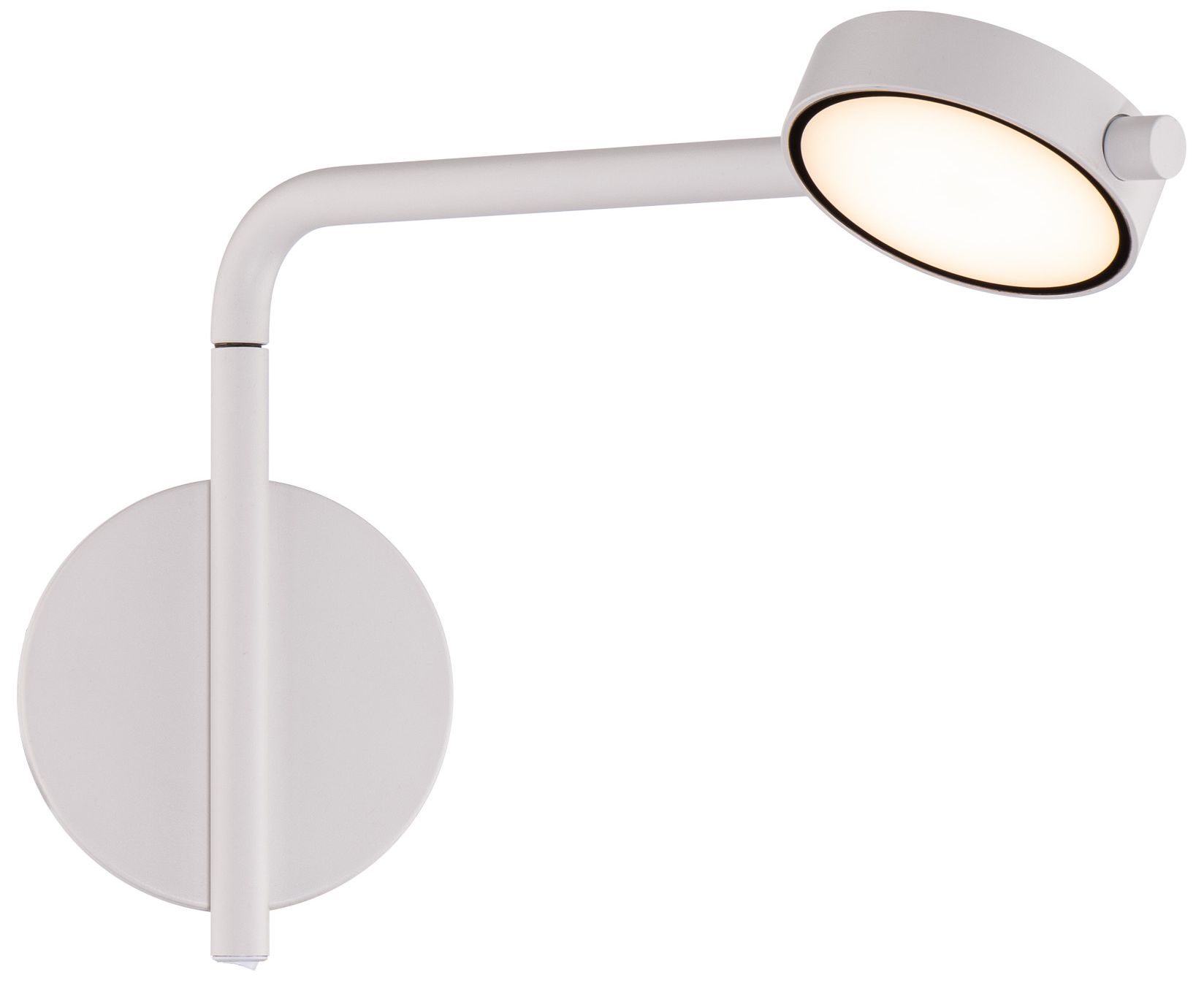 Elbo 9.25"H x 14.38"W 1-Light Reading Light in White