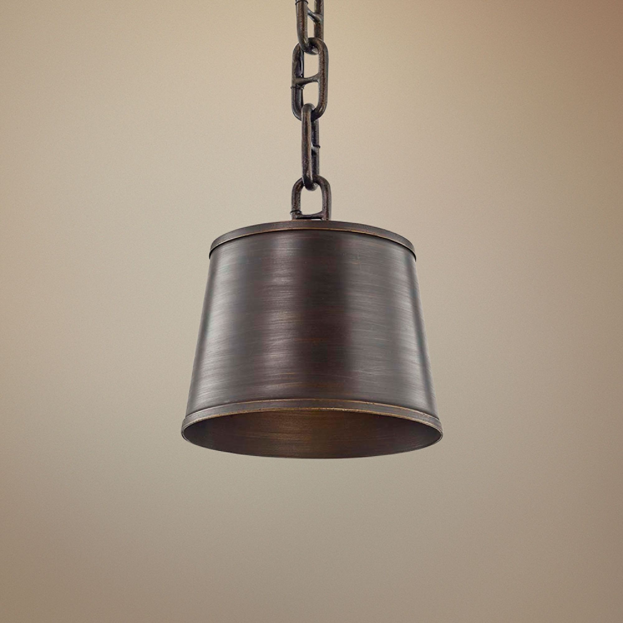 Admirals Row 12 1/4" Wide Pompeii Bronze Pendant Light