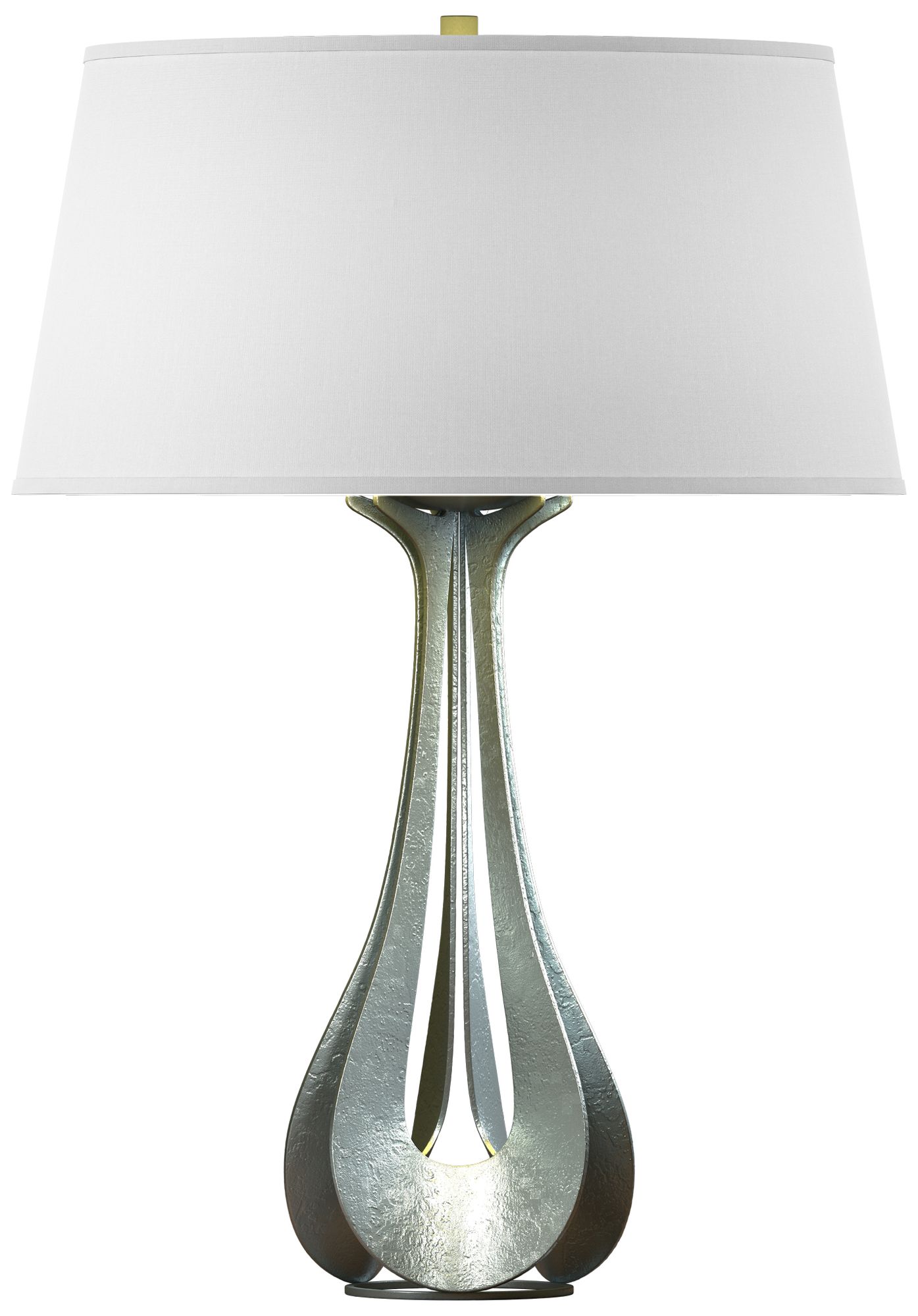 Lino 25.3" High Vintage Platinum Table Lamp With Natural Anna Shade