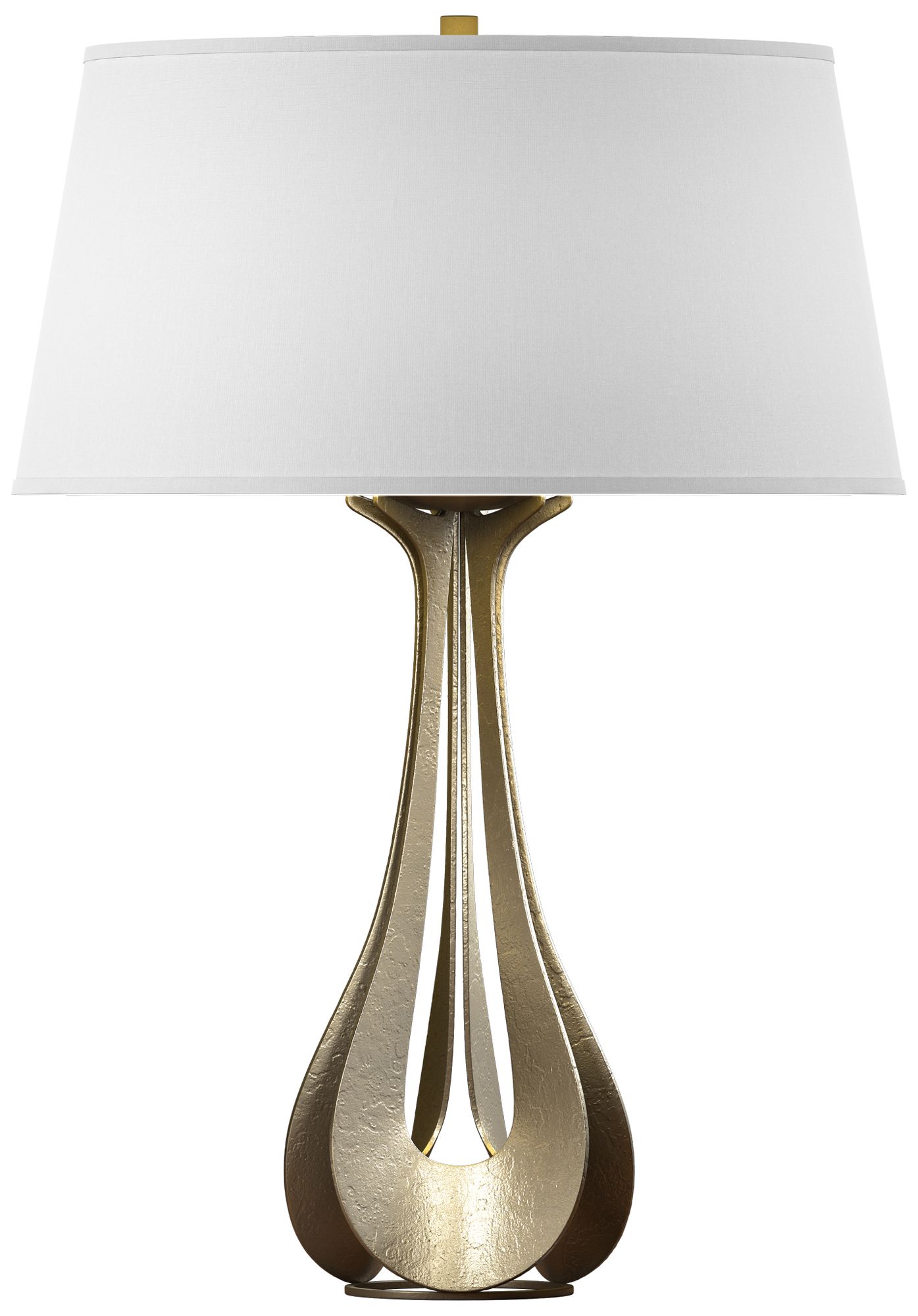Lino 25.3" High Soft Gold Table Lamp With Natural Anna Shade