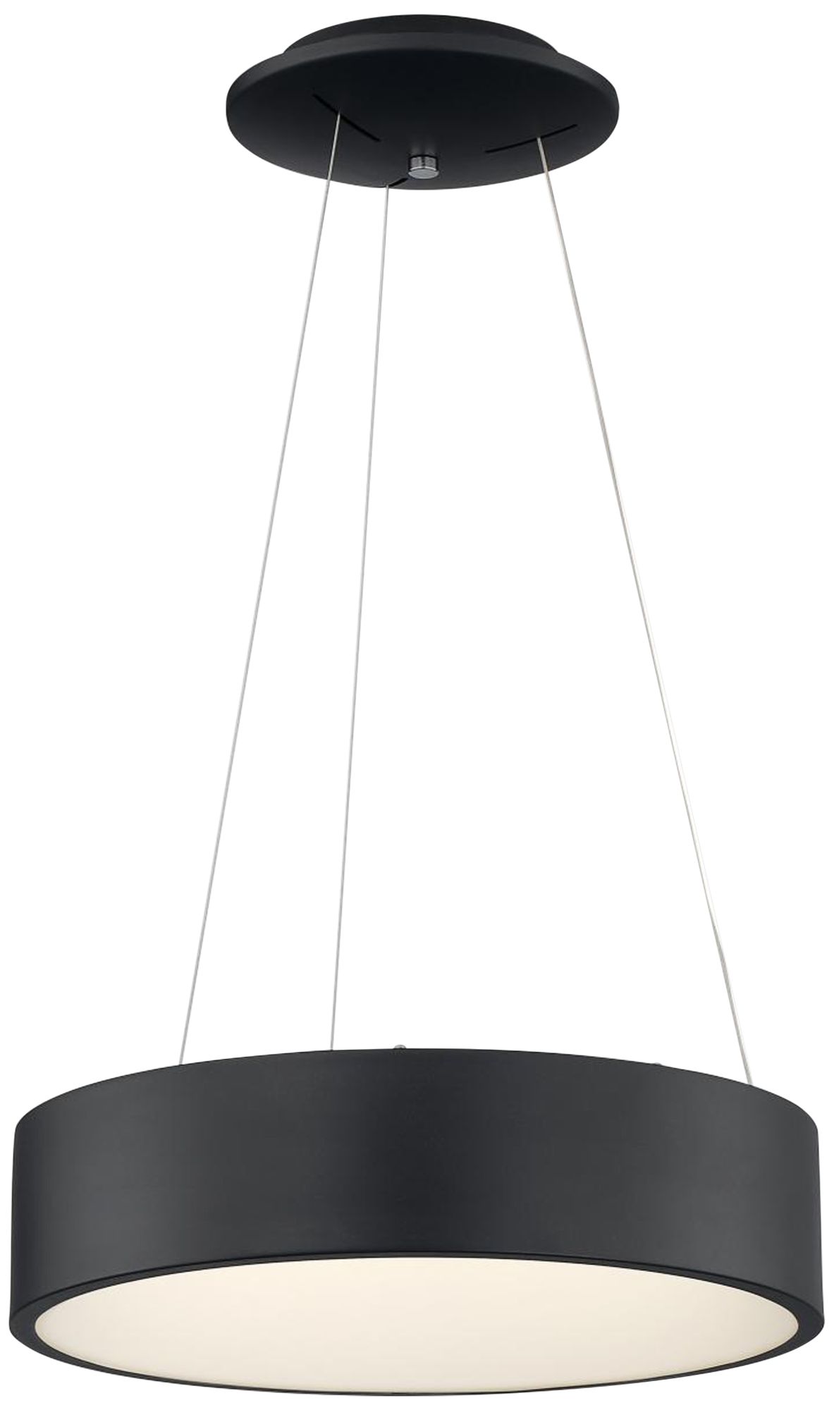 Orbit 17 3/4" Wide Black LED Pendant Light