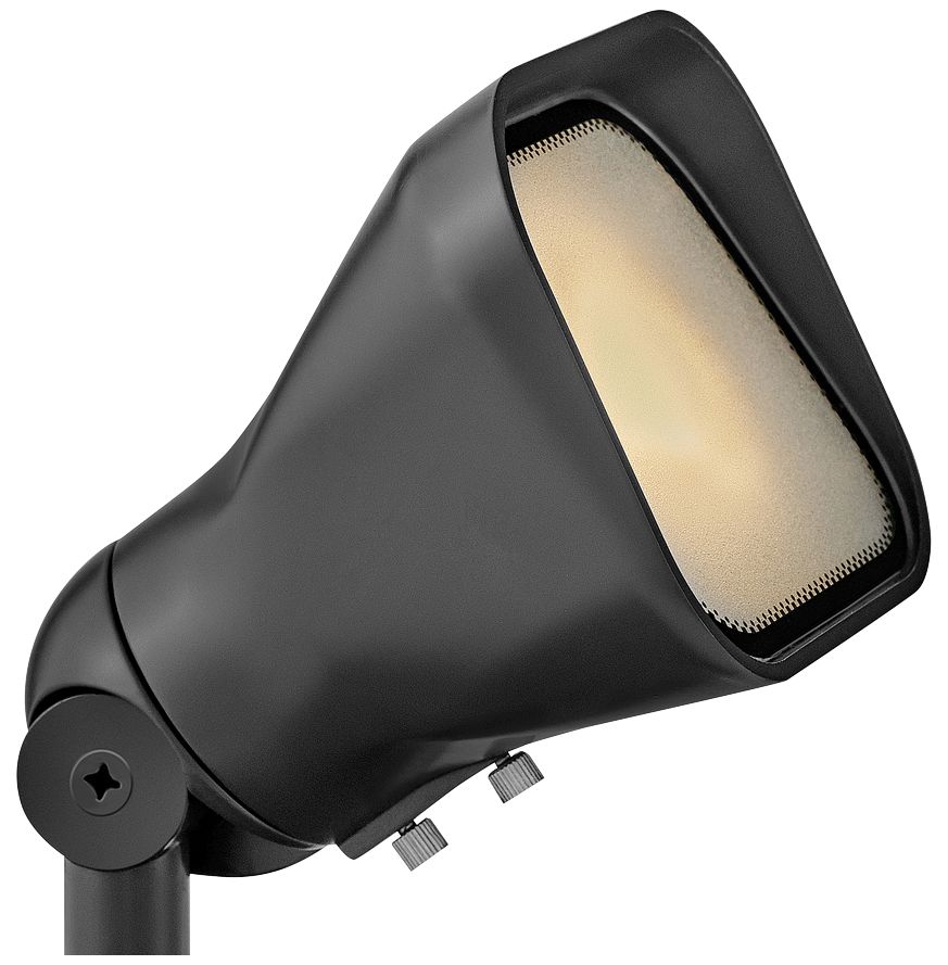 Hinkley - Landscape Accent Flood Lumacore- LED 12W 3000K 12V- Satin Black