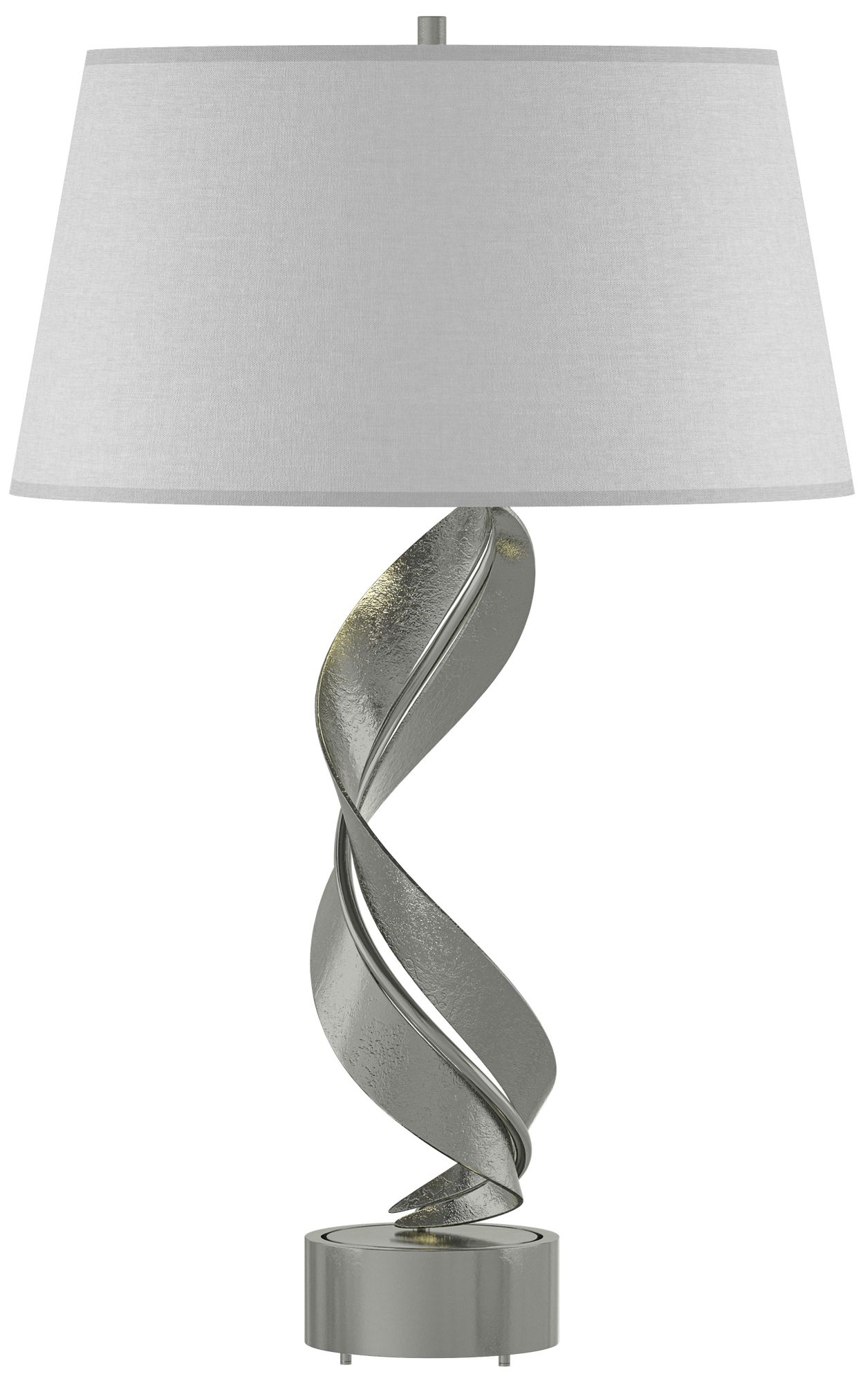 Folio 25.1" High Sterling Table Lamp With Light Grey Shade