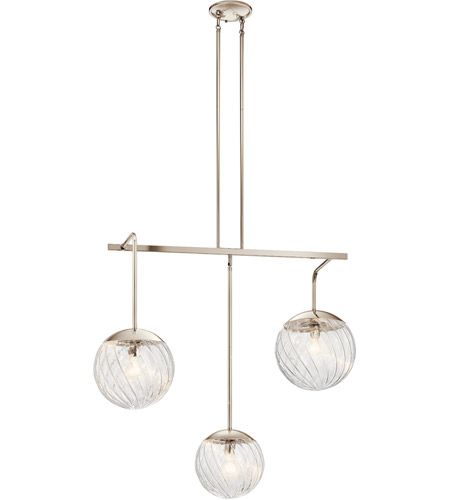 Kichler Amaryliss Linear Chandelier 3Lt