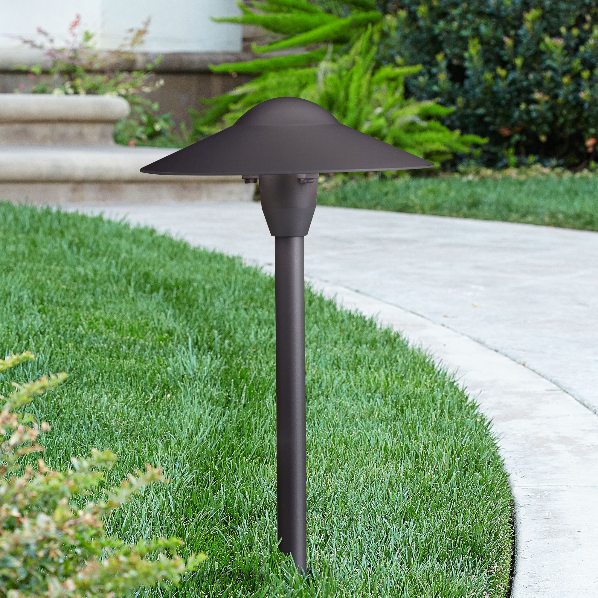 Kichler Textured Black Landscape Path Light