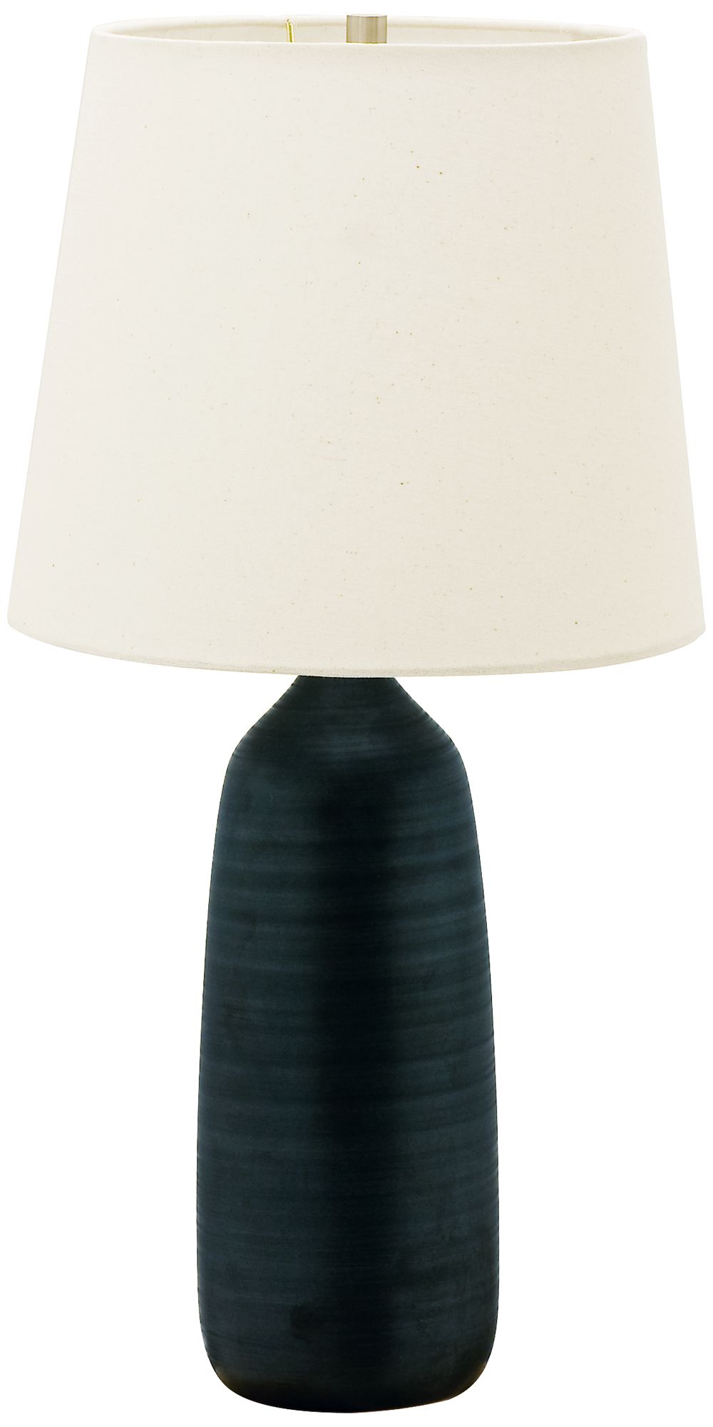 House of Troy Scatchard Stoneware 29" High Black Table Lamp