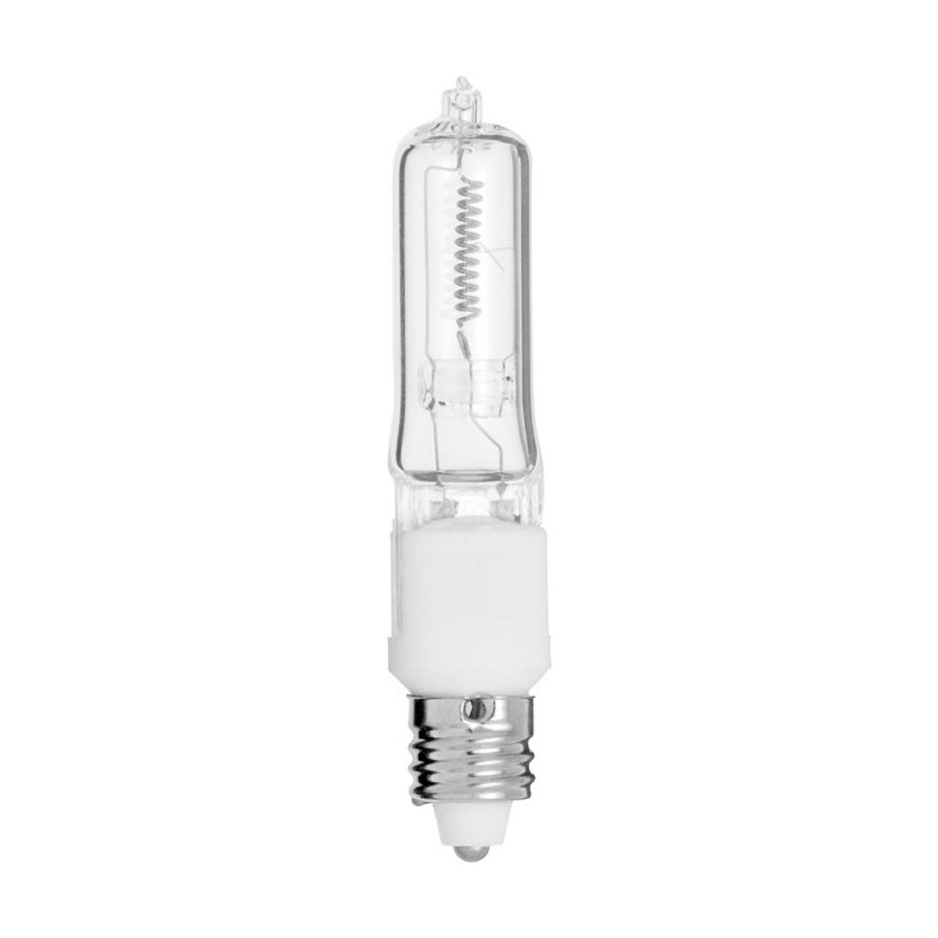 Satco 100 Watt Mini Candelabra Clear Halogen Light Bulb