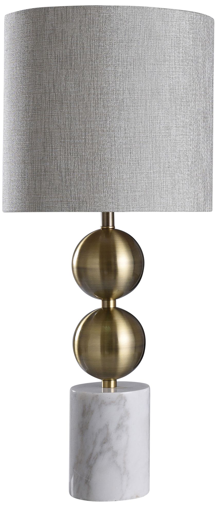 Racine Brass Metal Spheres Table Lamp