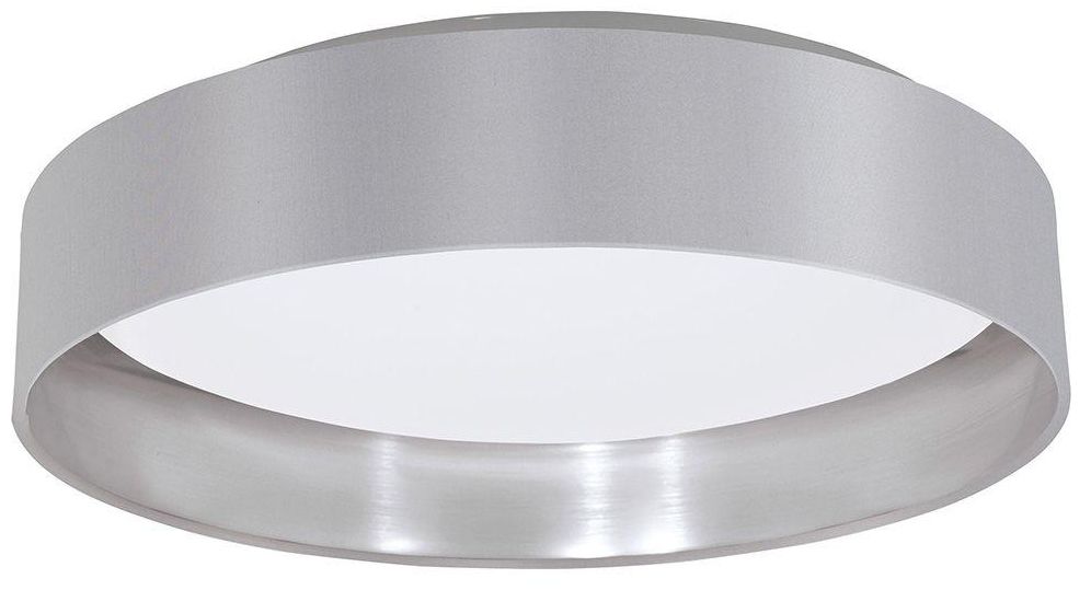 Maserlo - 1-Light LED Ceiling Light - Grey and Sliver