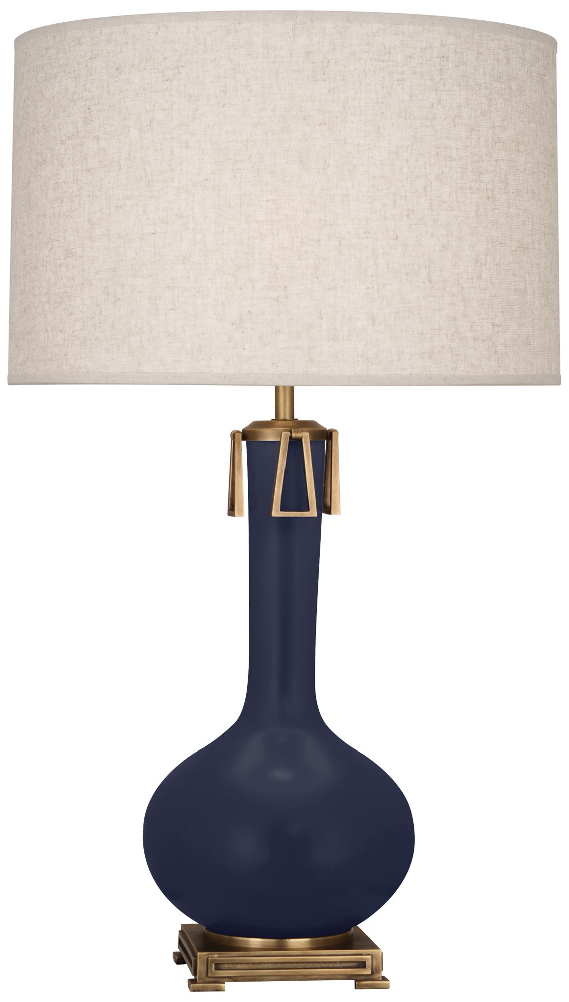 Matte Midnight Blue Athena Table Lamp