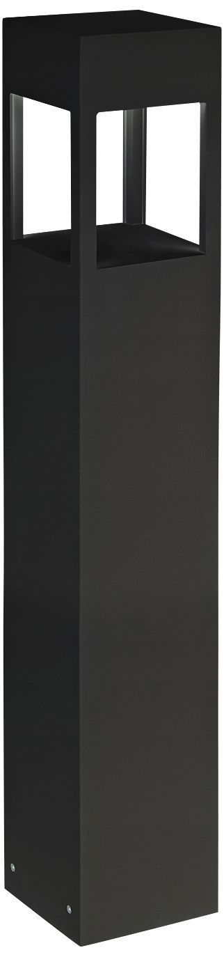 Sonoma 36" High Black Square LED Landscape Bollard Light