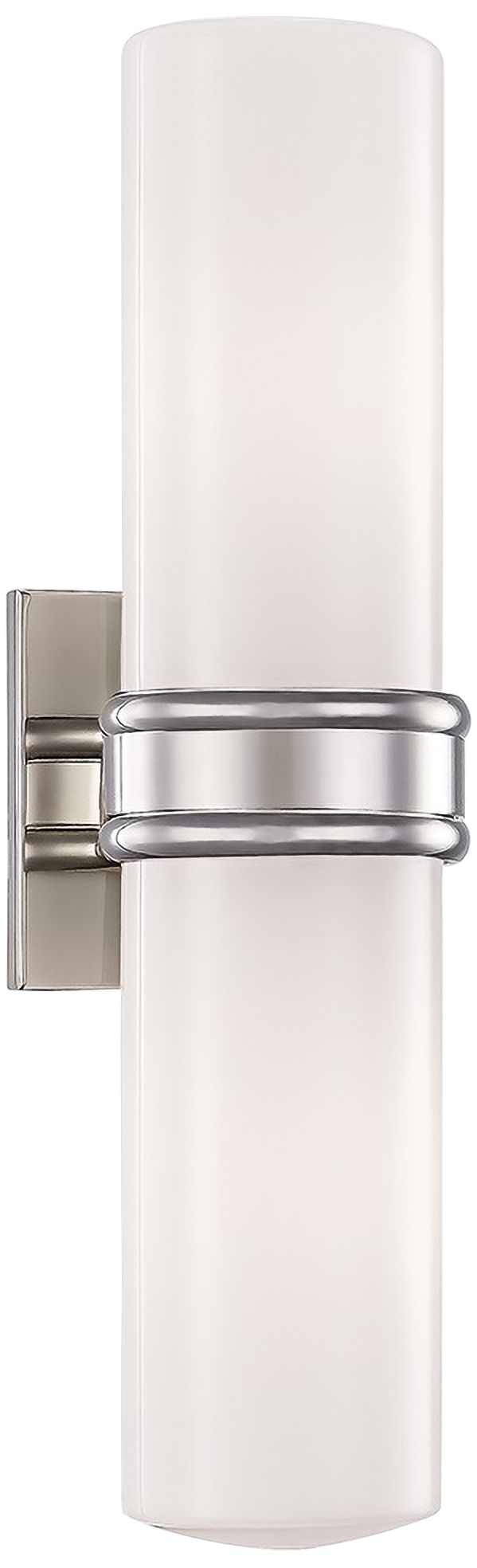 Mitzi Natalie 4.25" Wide Polished Nickel 2 Light Wall Sconce