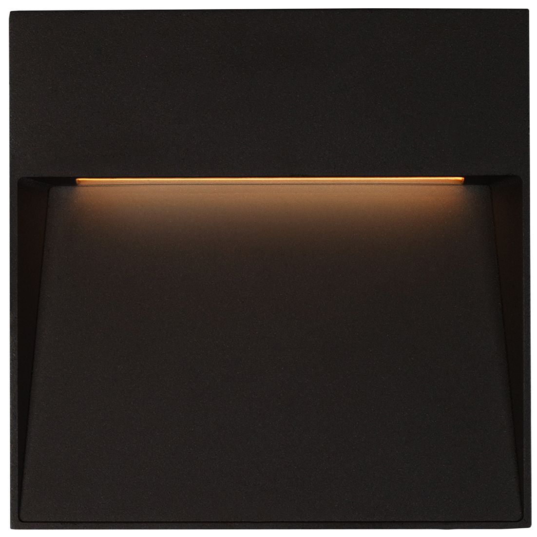 Casa 8 1/4" Square Black LED Outdoor Step Light