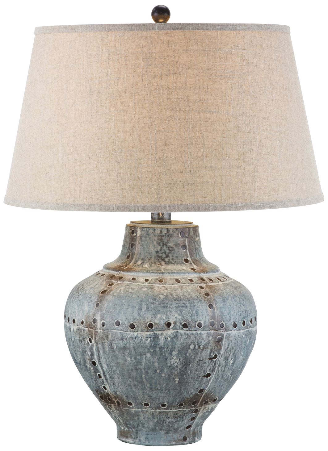 Ponte Lore Aged Gray LED Table Lamp