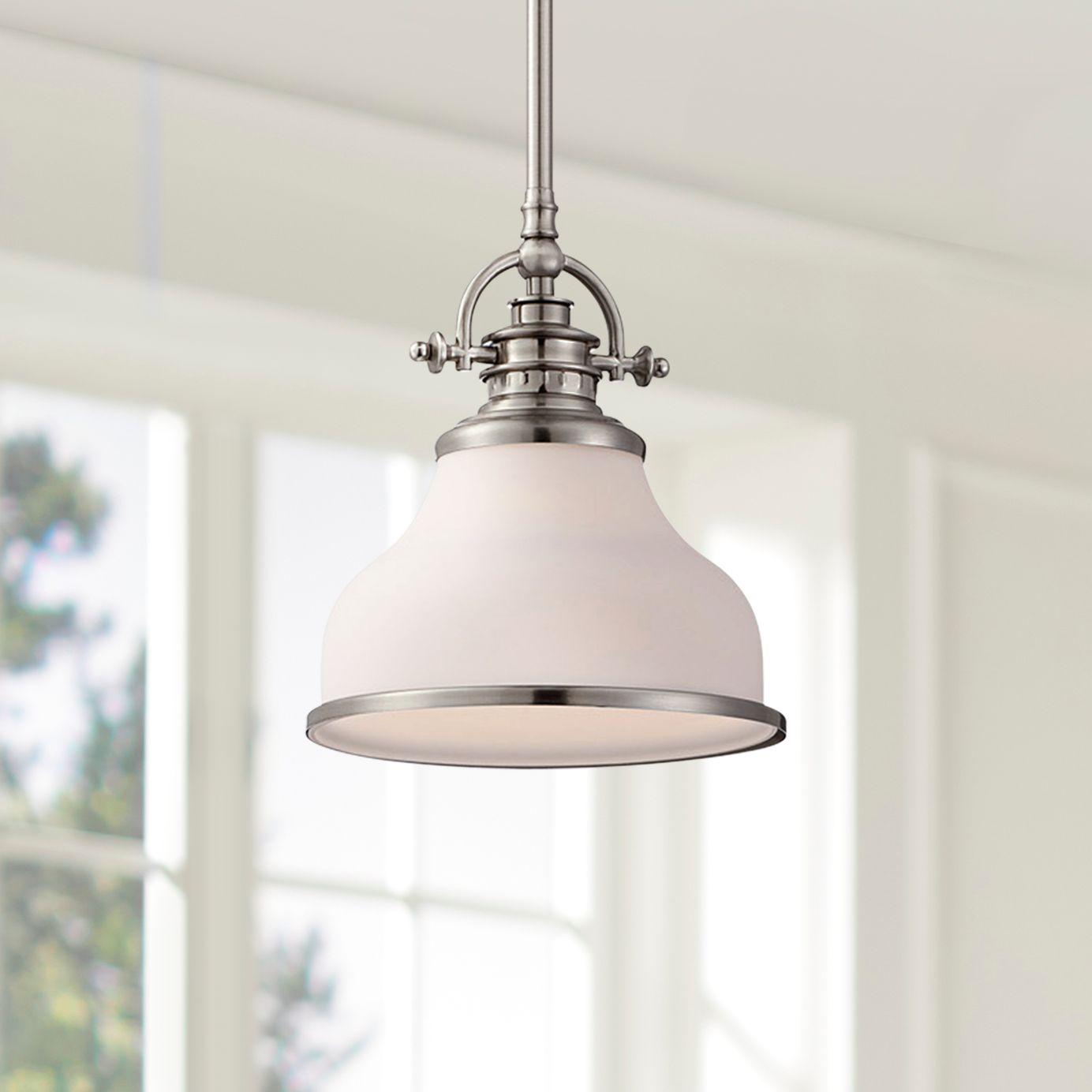 Grant Mini Pendant Brushed Nickel