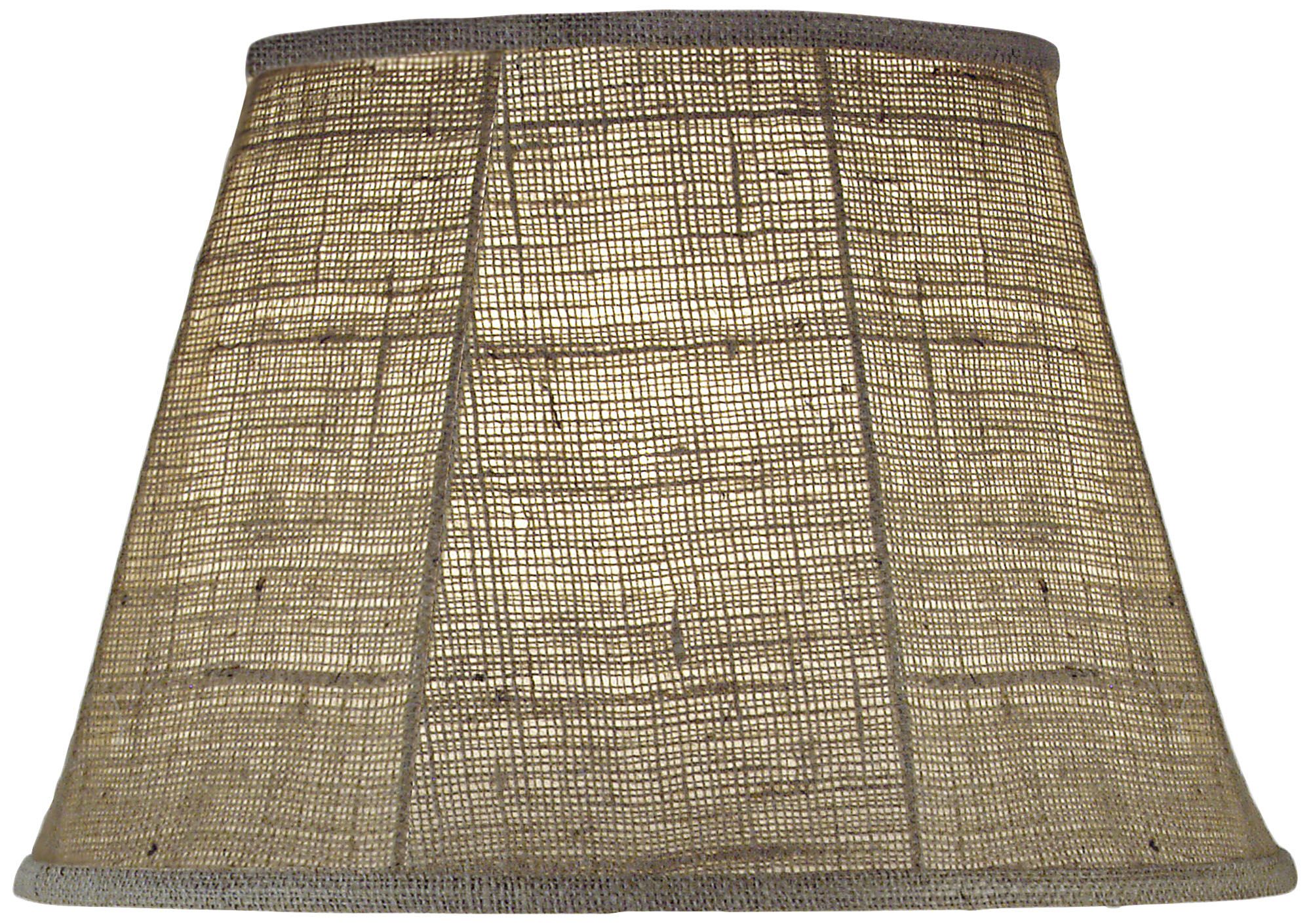 Stiffel Natural Burlap Empire Shade 10x16x11 (Spider)