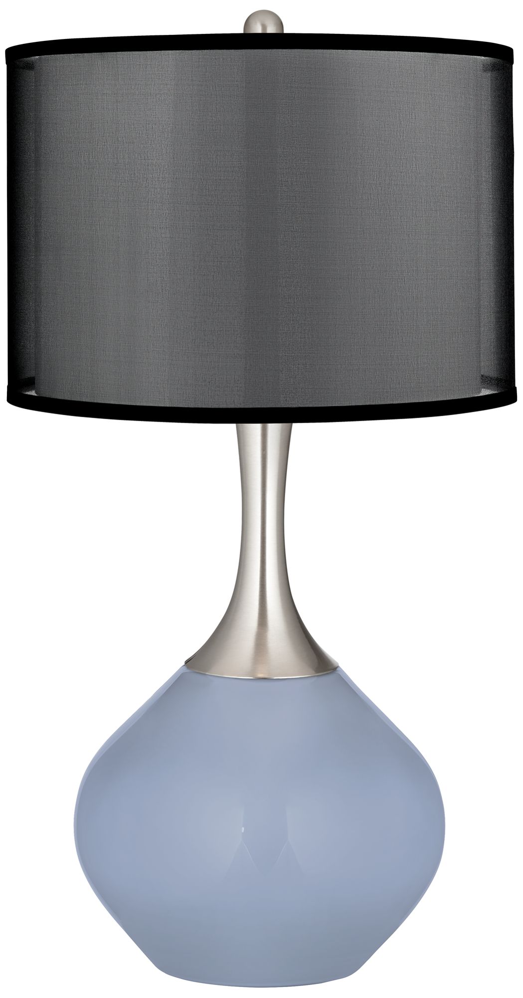 Blue Sky Spencer Table Lamp with Organza Black Shade