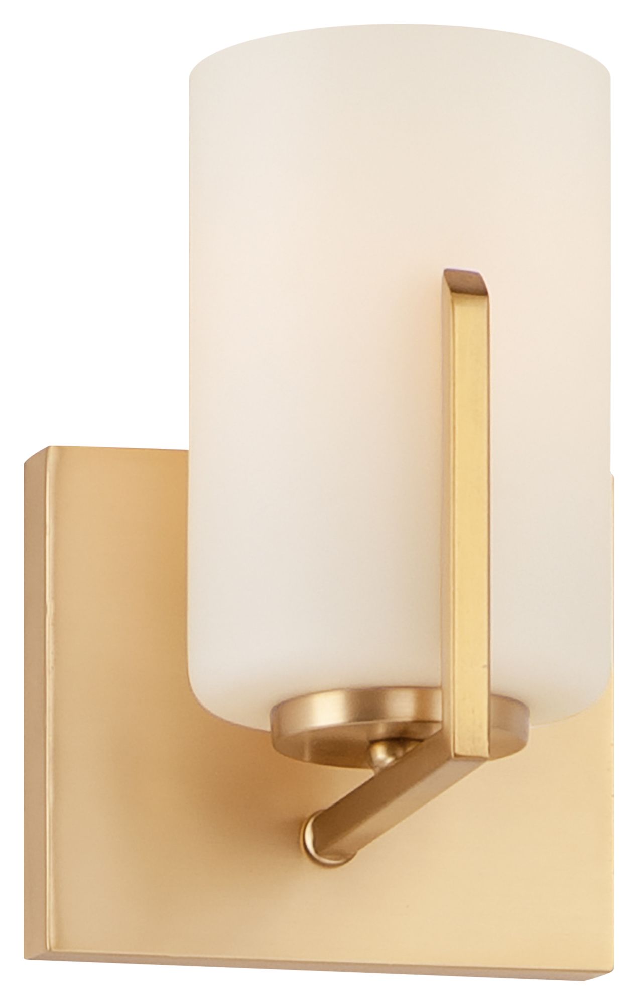 Maxim Dart 7 3/4" High Satin Brass Wall Sconce