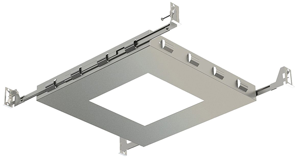 Amigo 12 3/4" Wide Silver Plate for 5 3/4" Square Recessed