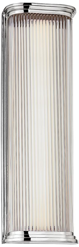 Hudson Valley Newburgh 5.25" Wide Polished Nickel 1 Light LED Wall Sco