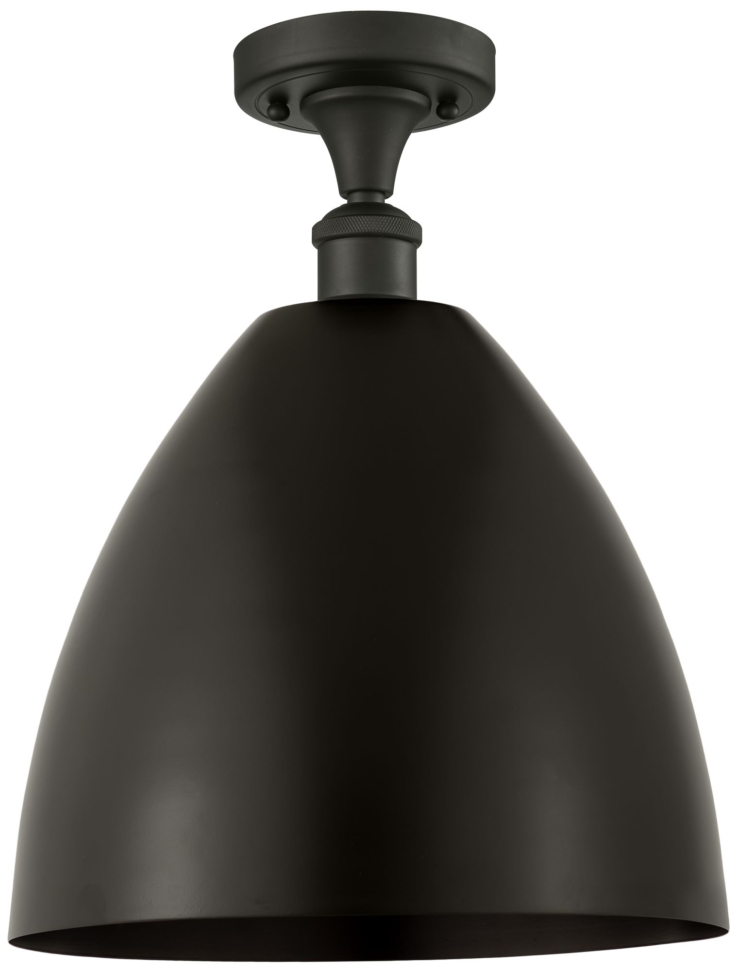 Metal Bristol  12" LED Semi-Flush - Oil Rubbed Bronze - Oil Rubbed Bro