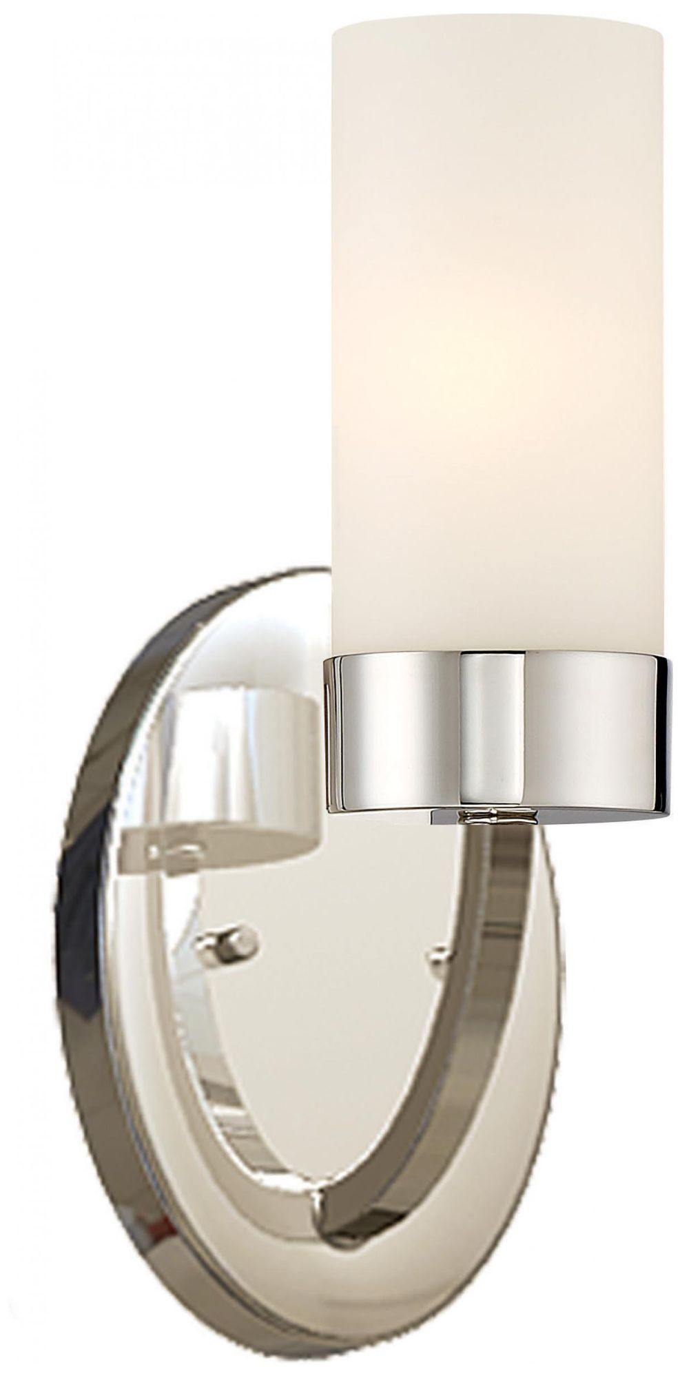 Denver; 1 Light; Vanity Fixture; Polished Nickel Finish