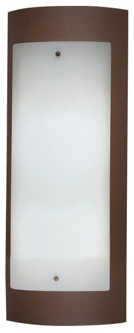 Luz Azul 23 3/4"H Chestnut Opal Acrylic Exterior Sconce LED