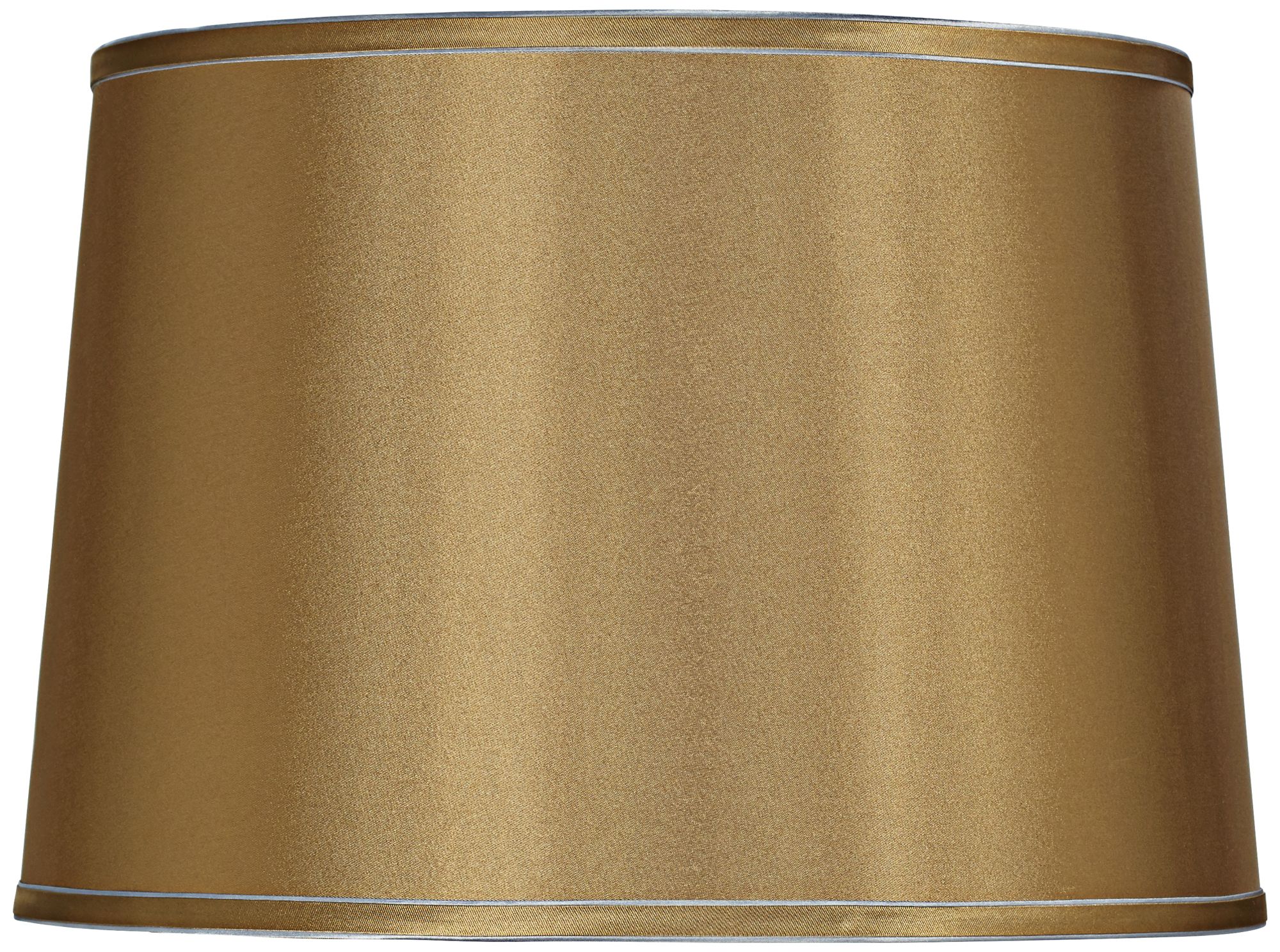 Sydnee Gold with Silver Trim Drum Shade 14x16x11 (Spider)